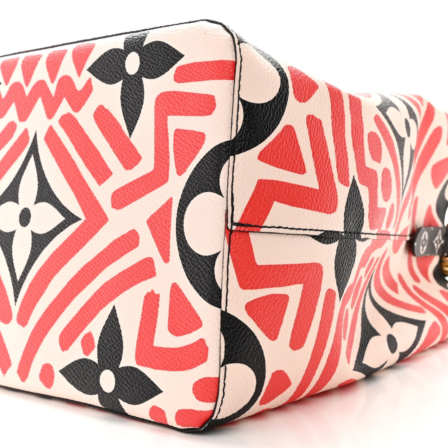 Monogram Giant Crafty NeoNoe MM Creme Rouge Black