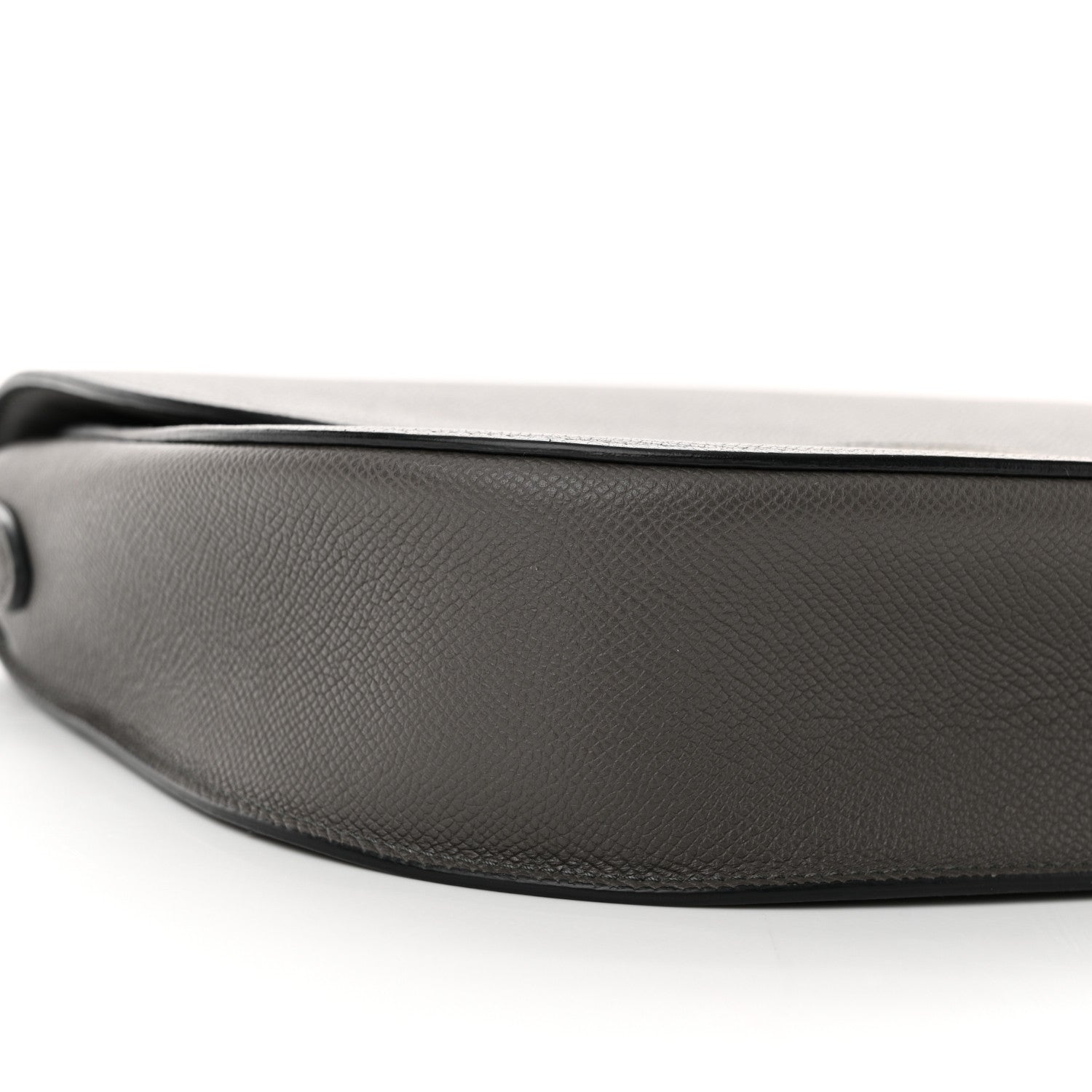 Celine Grained Calfskin Medium Trotteur Grey 10 of 15