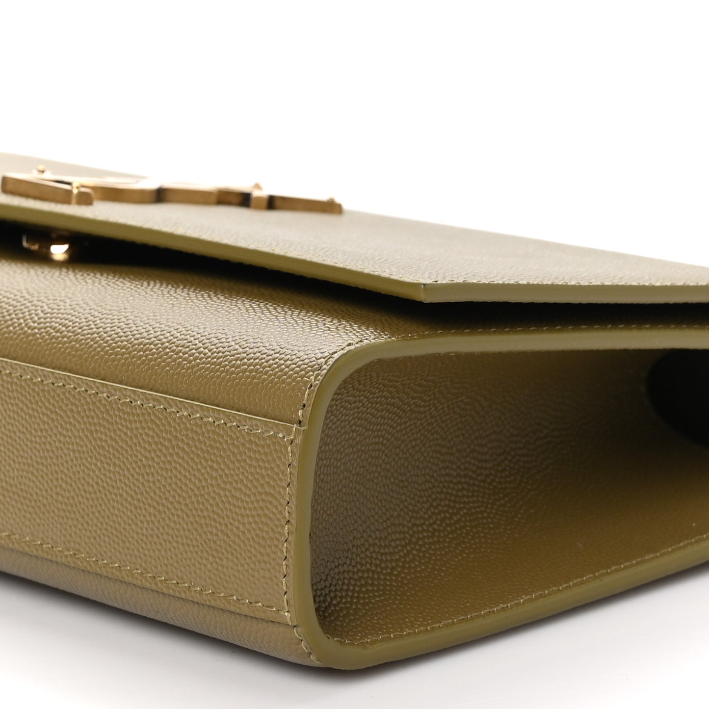 Grain De Poudre Medium Monogram Kate Satchel Hazel Green