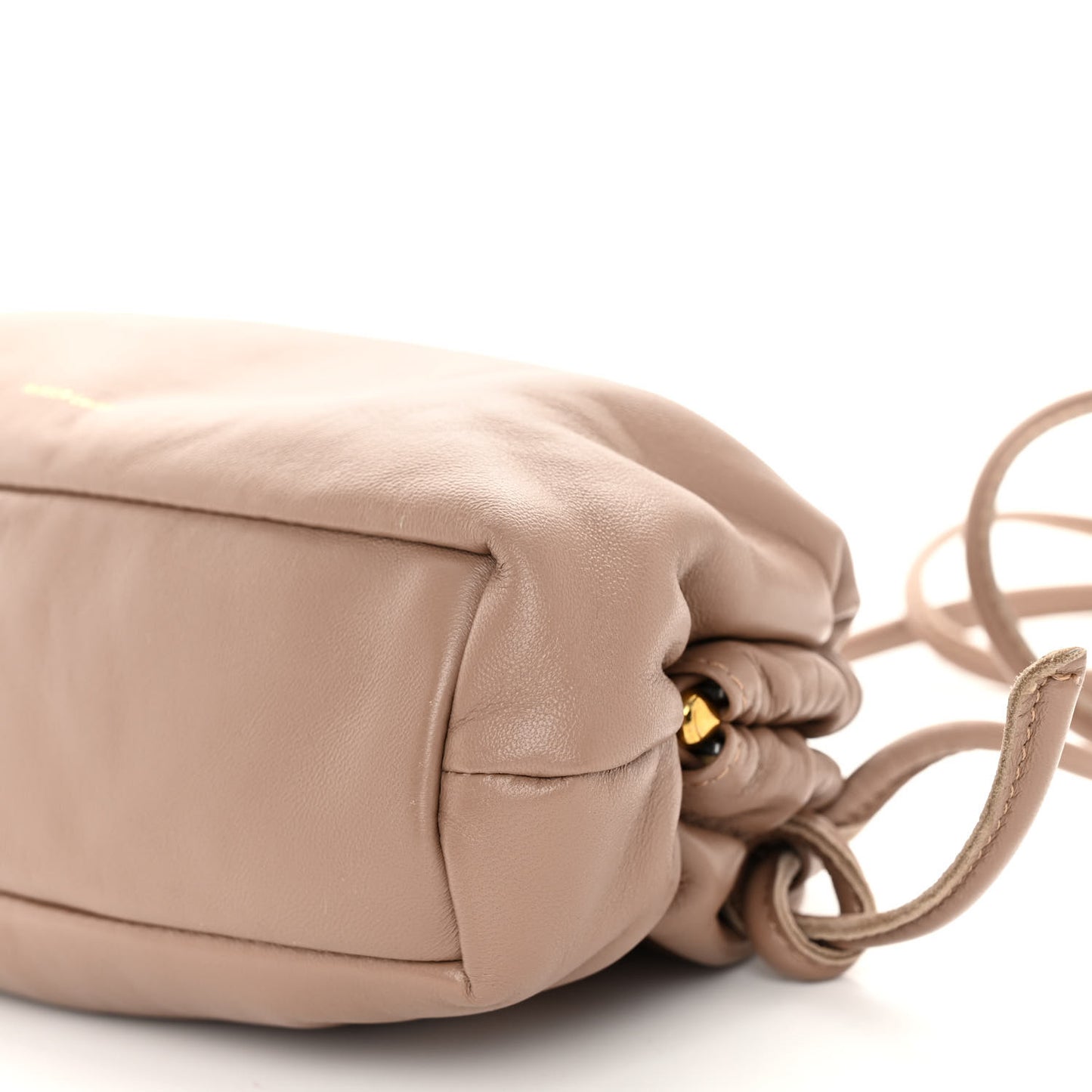 Lambskin Cloud Mini Clutch Biscotto