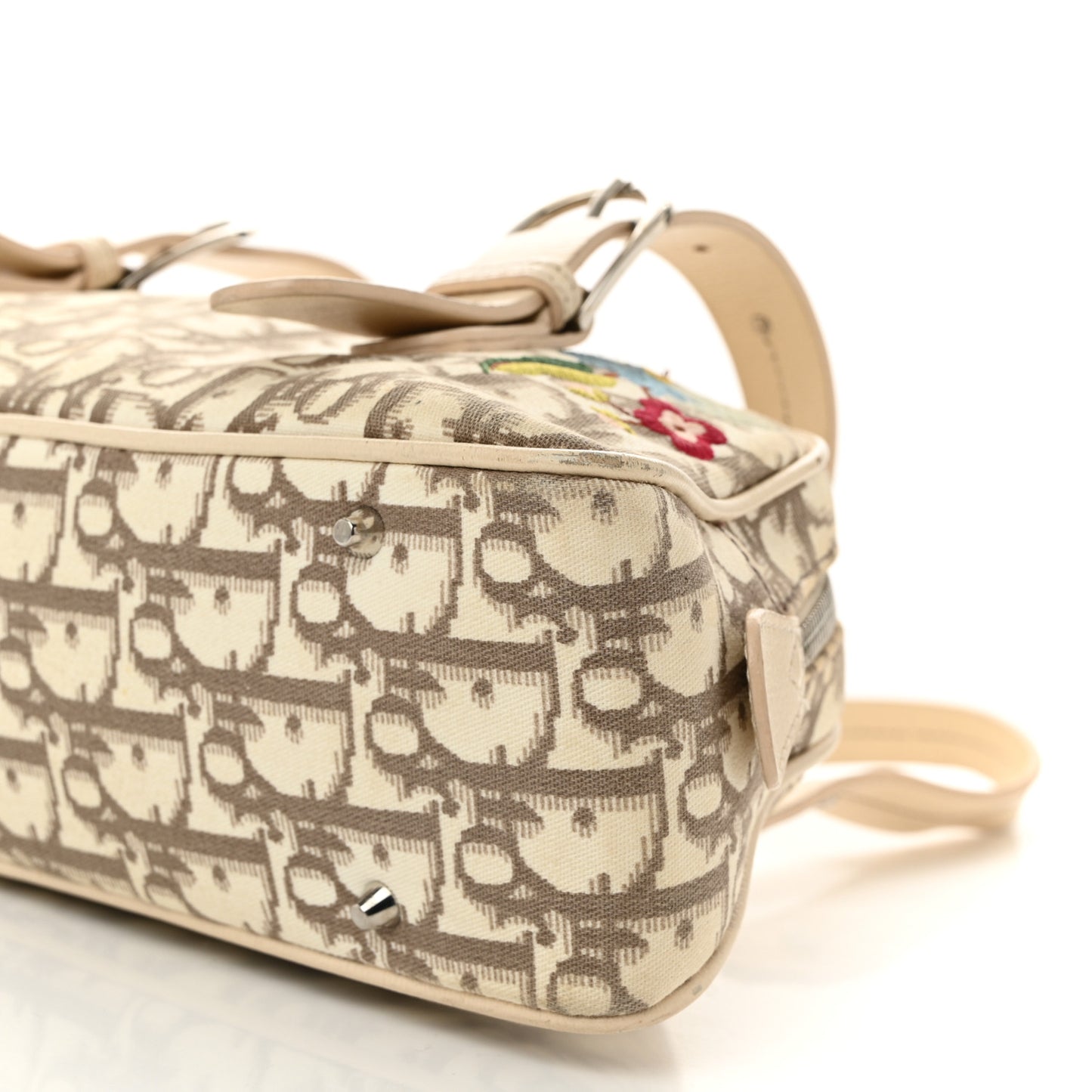 Monogram Vintage Flowers Small Bowler Beige