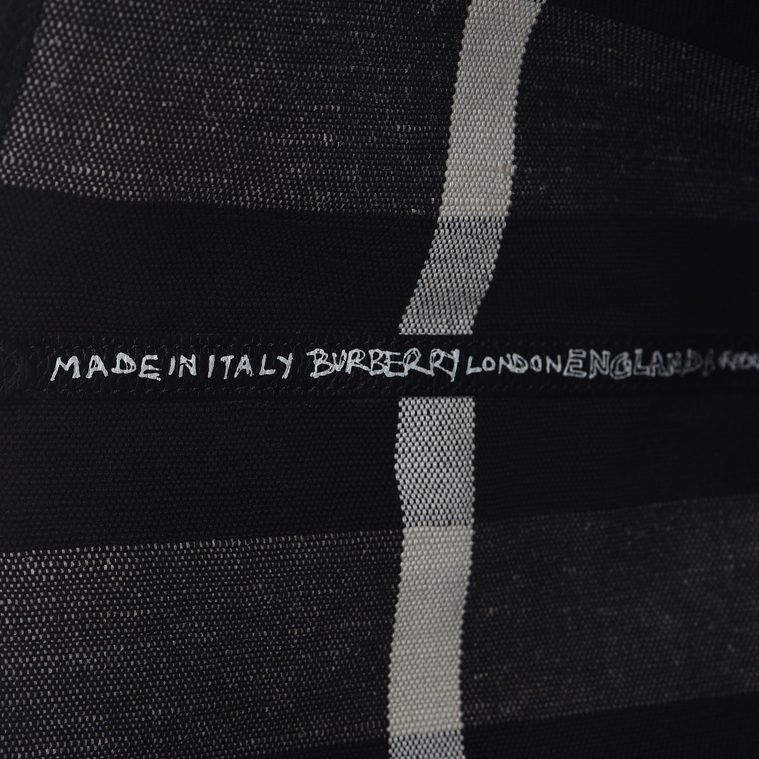 Burberry Coated Canvas Medium Reversible Doodle Tote Black 6 of 15