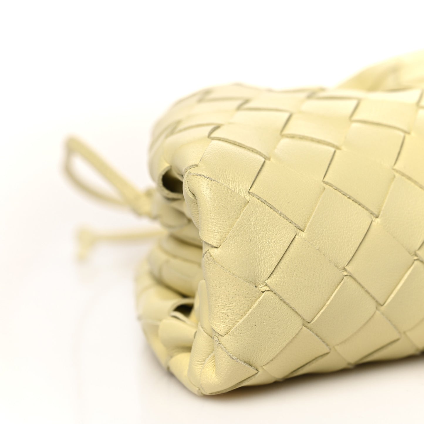Nappa Intrecciato The Mini Pouch Ice Cream