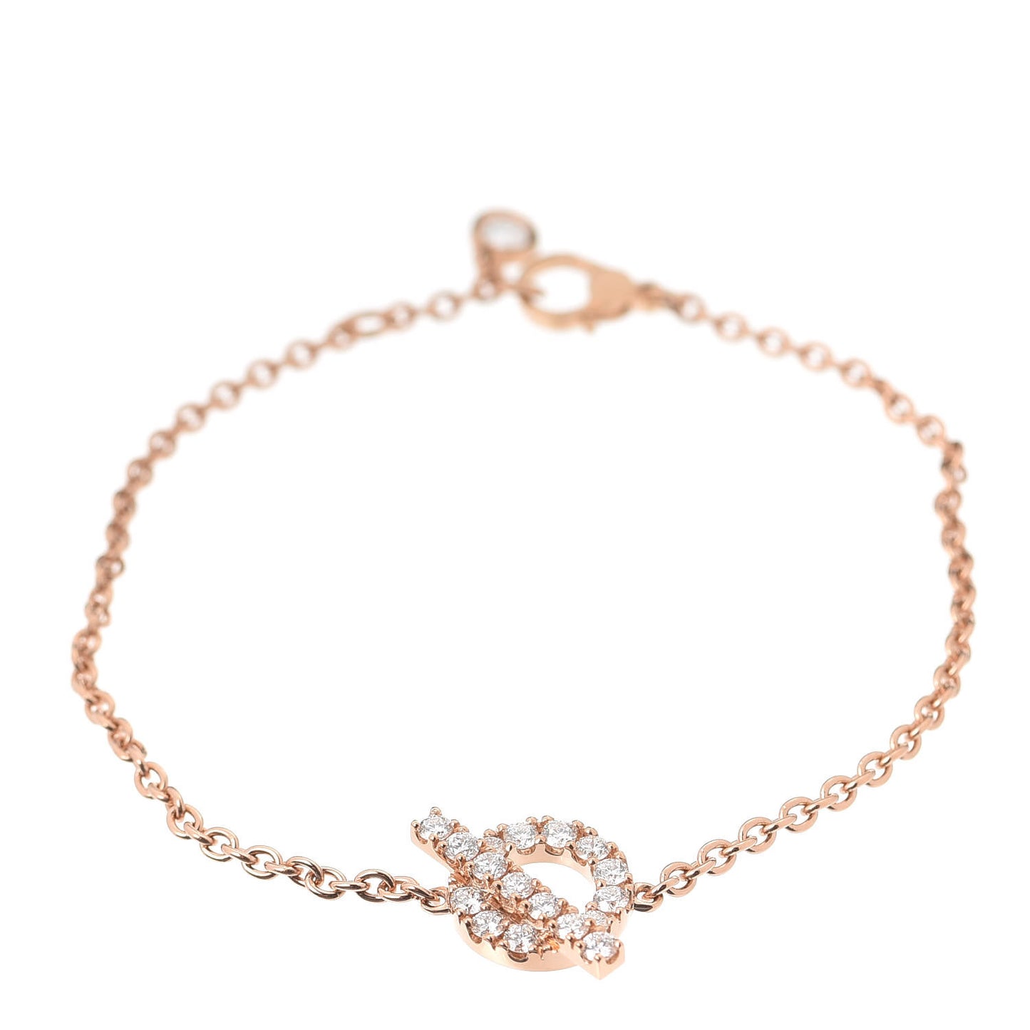 18K Rose Gold Diamond Finesse Bracelet ST