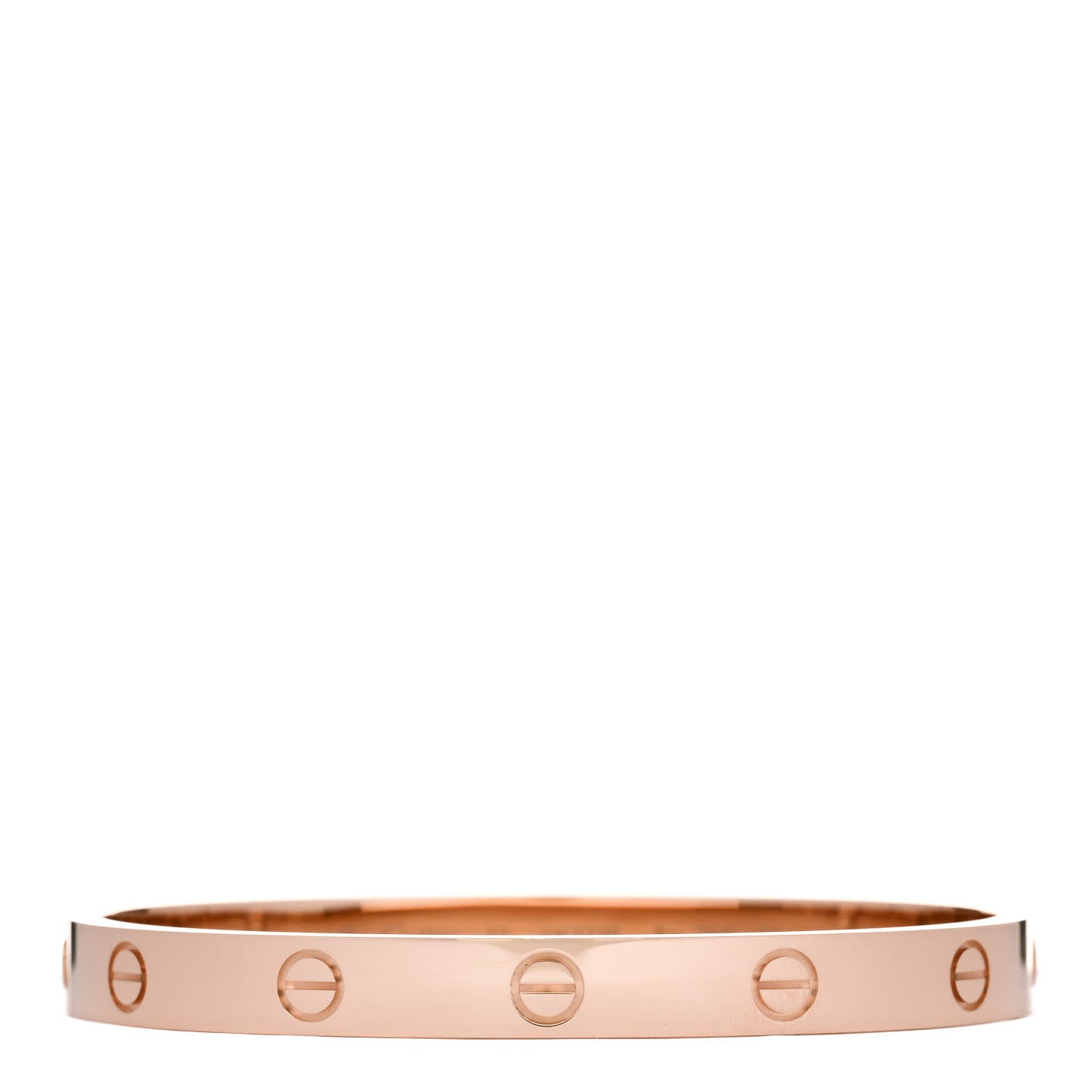 18K Pink Gold LOVE Bracelet 17