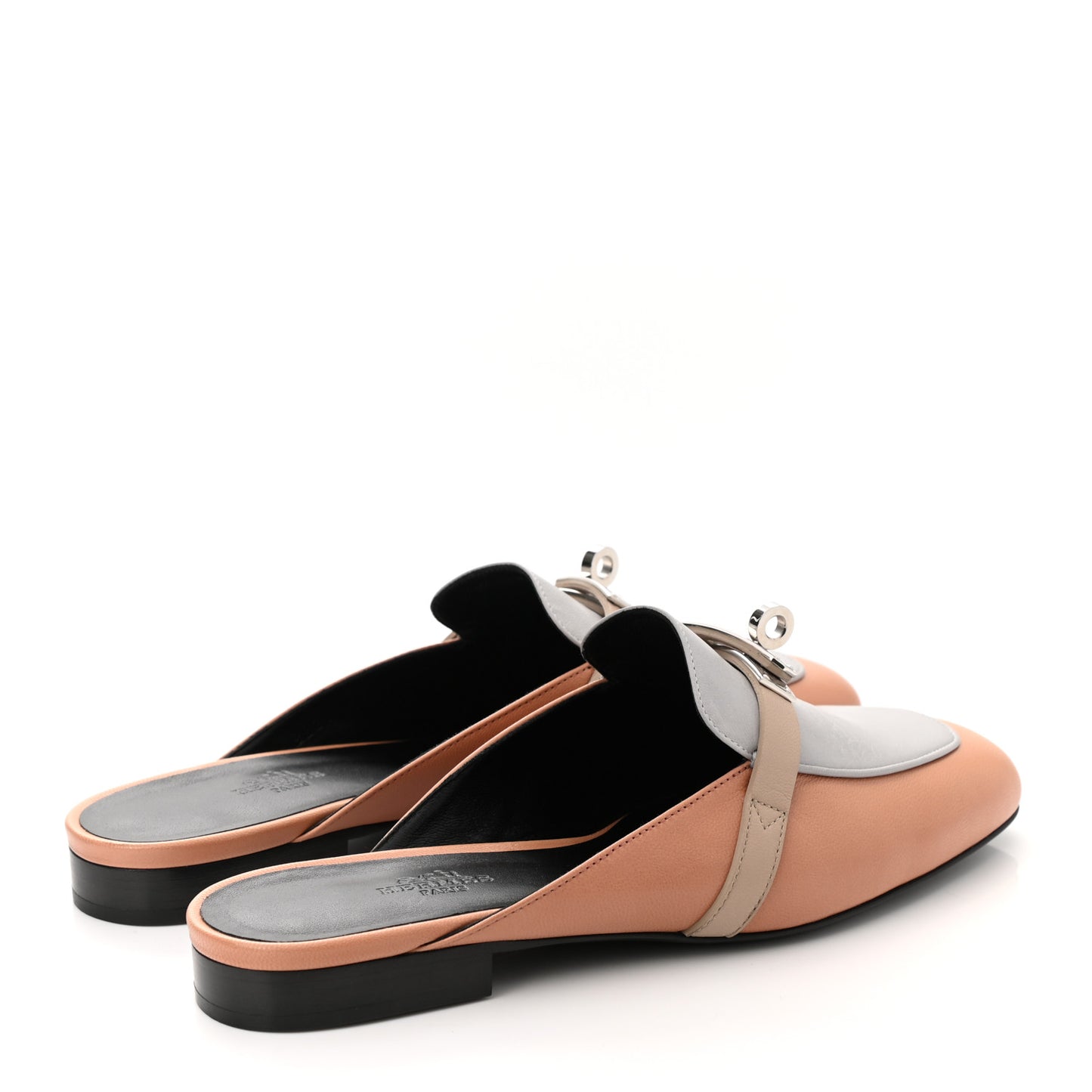 Goatskin Oz Mules 36.5 Rose Aube Multicolore