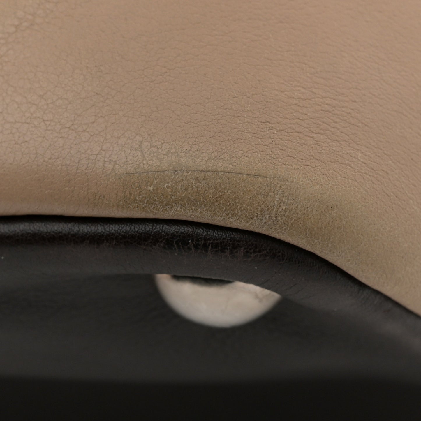 Calfskin Quilted Large Cambon Tote Brown Beige