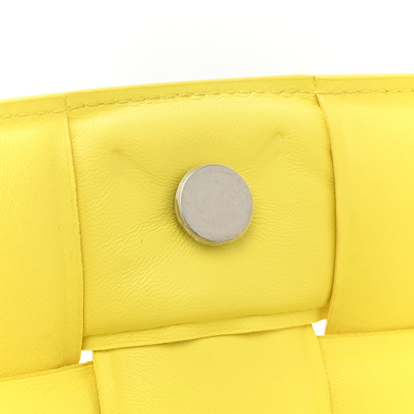 Nappa Maxi Intreccio Padded Cassette Crossbody Bag Sherbet