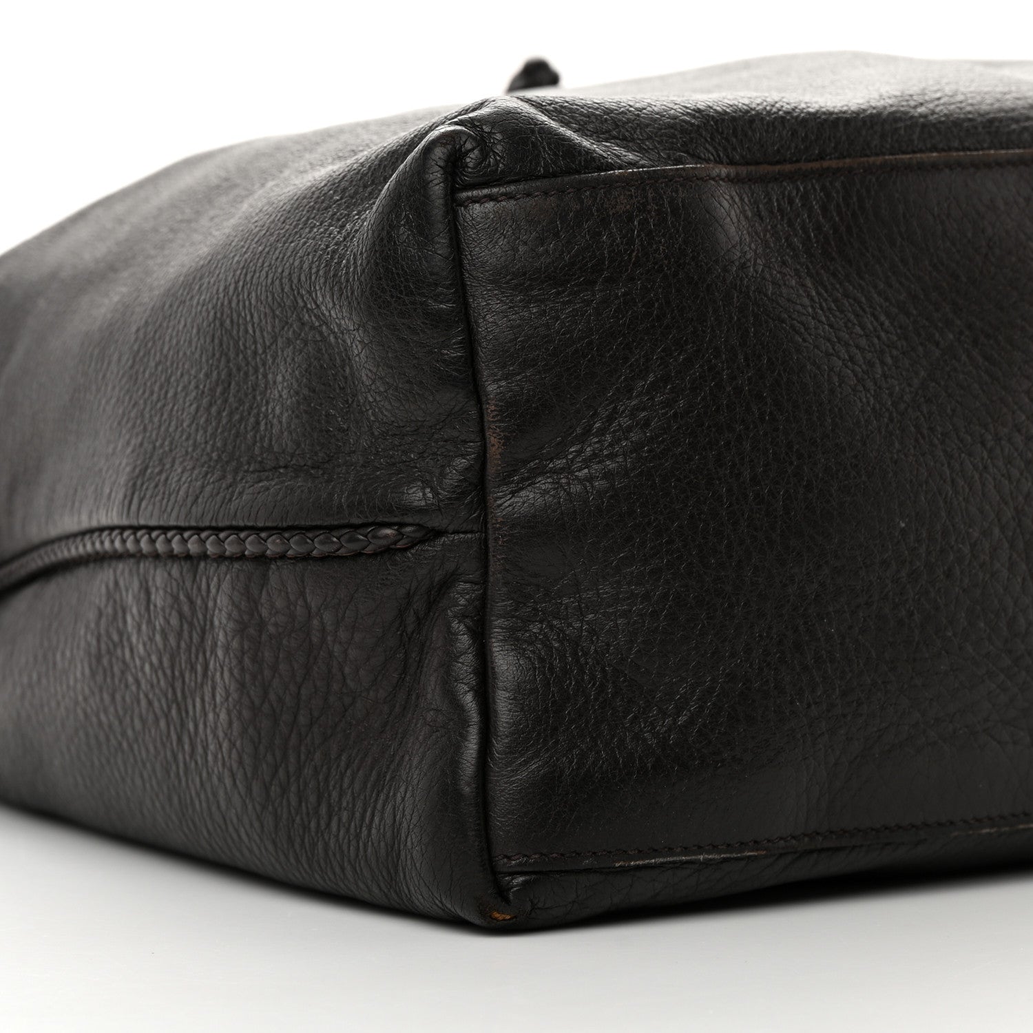 Gucci Deerskin Large Hip Bamboo Hobo Dark Cocoa 9 of 28