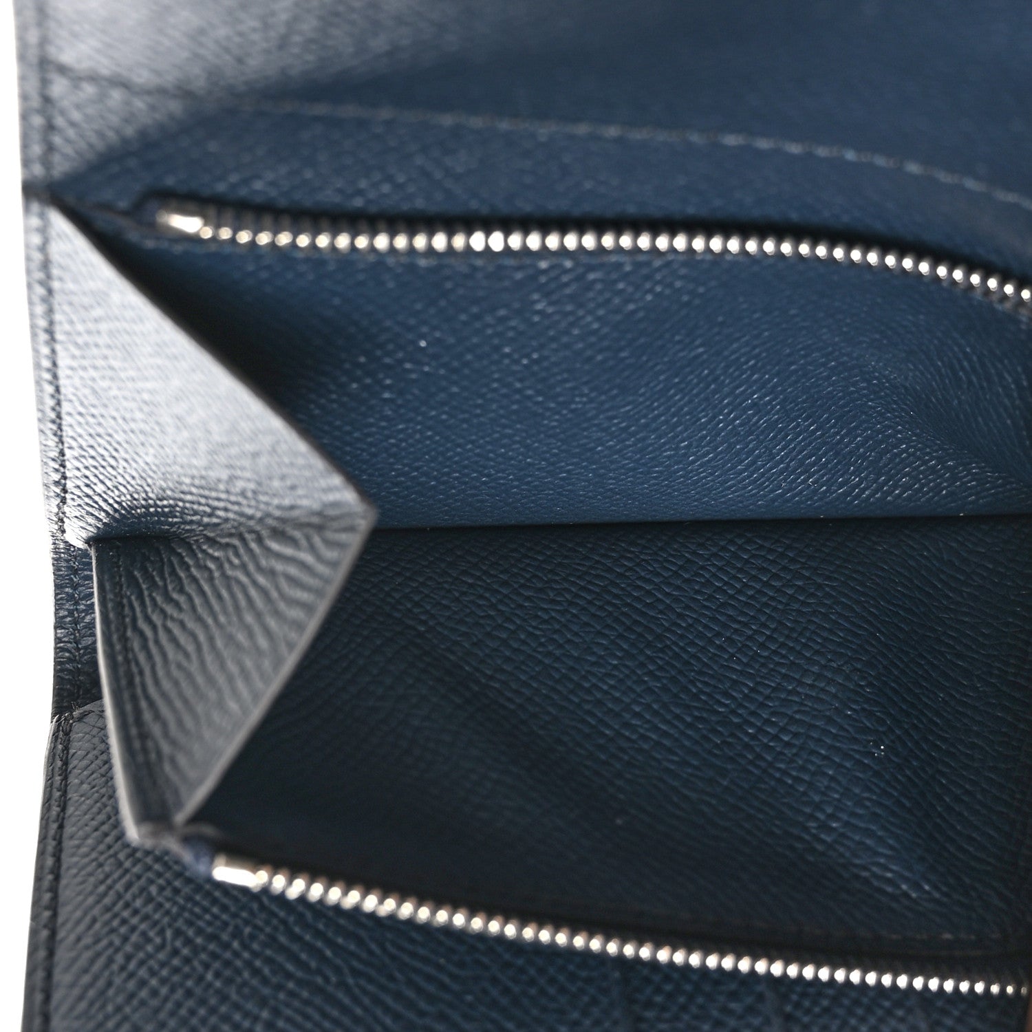 Hermes Epsom Verso Medium Kelly Wallet Gris Asphalt Bleu Indigo 6 of 12