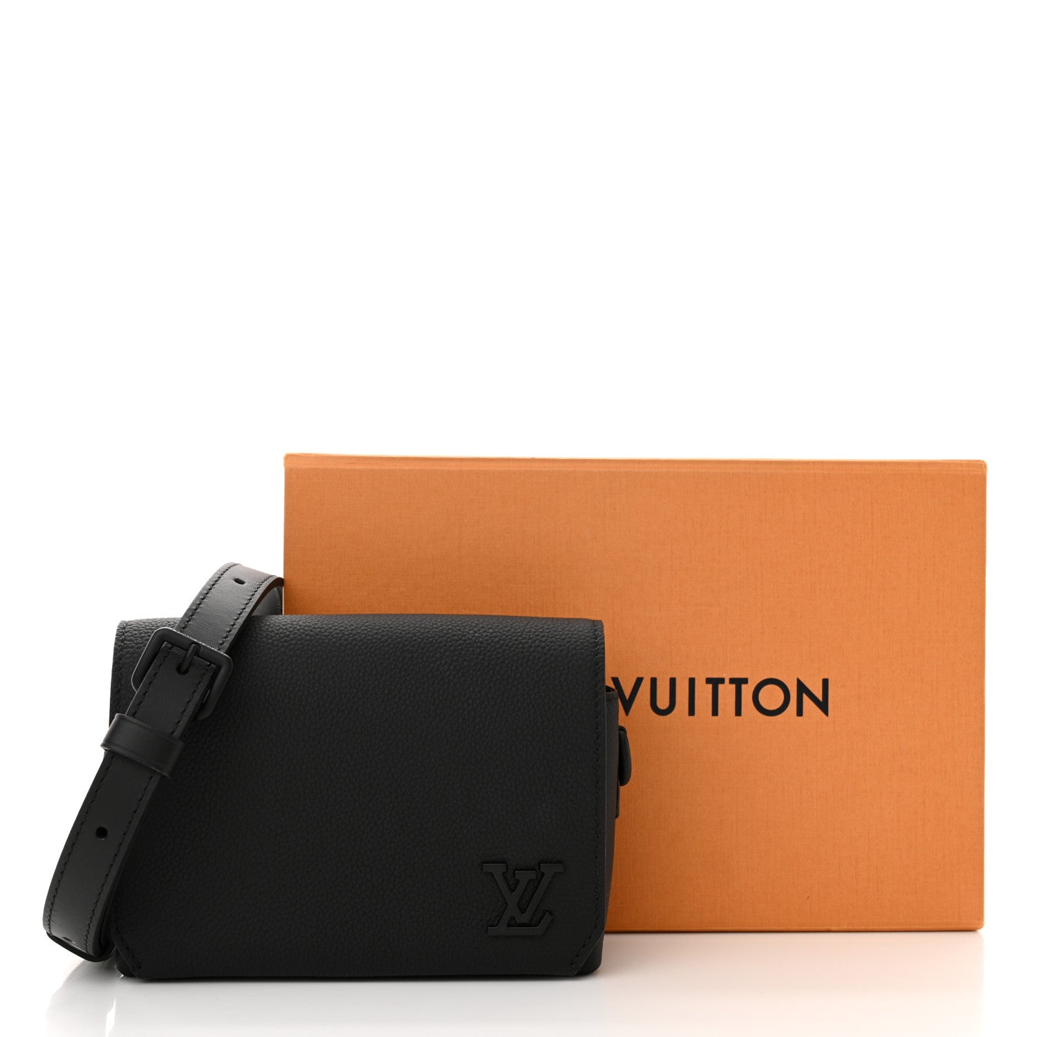 Louis Vuitton Cowhide Fastline Wearable Wallet Black 10 of 10