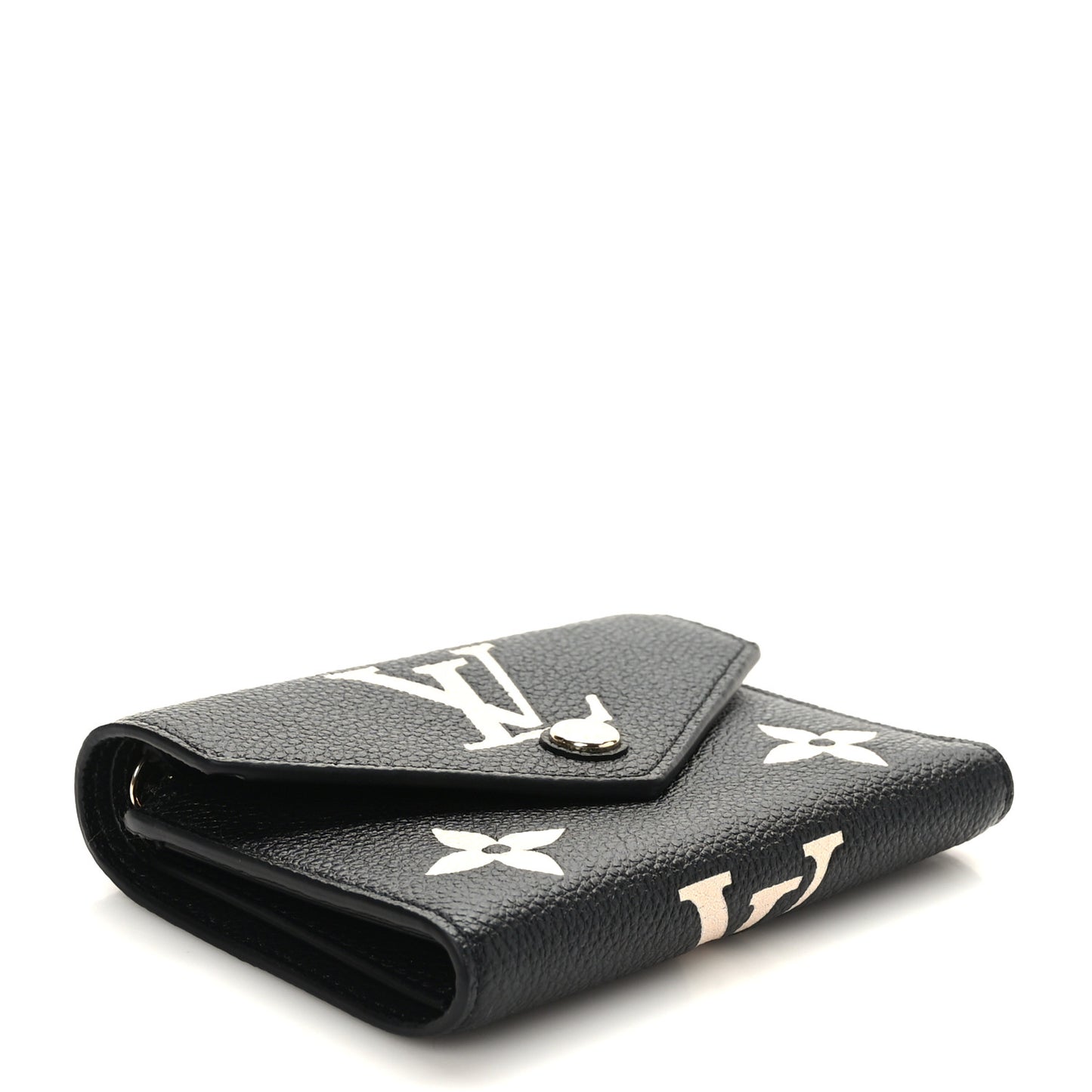 Empreinte Monogram Giant Victorine Wallet Black Beige
