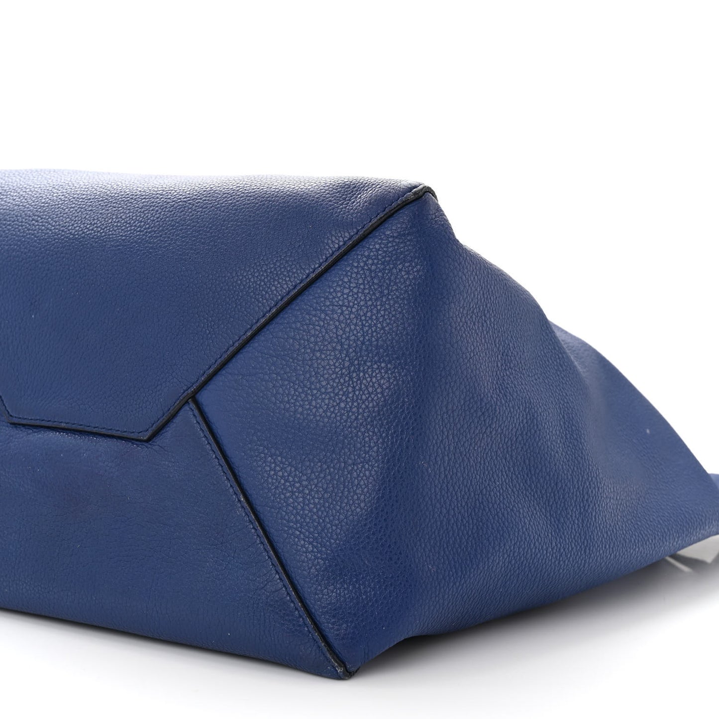 Soft Grained Calfskin Medium Belt Cabas Phantom Indigo
