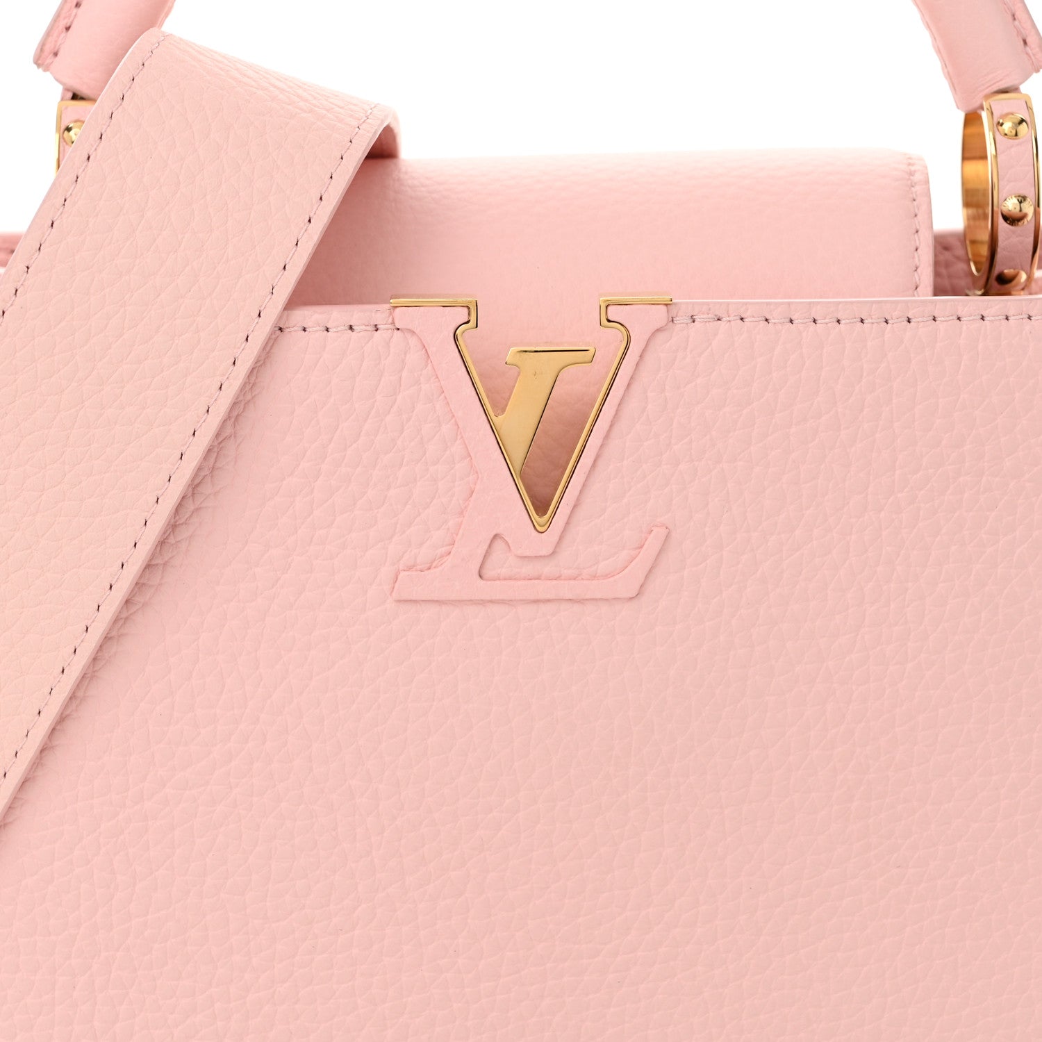 Louis Vuitton Taurillon Capucines BB Rose Jasmin 7 of 9