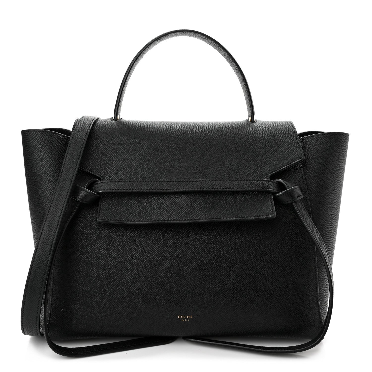 Celine Grained Calfskin Mini Belt Bag Black 1 of 11