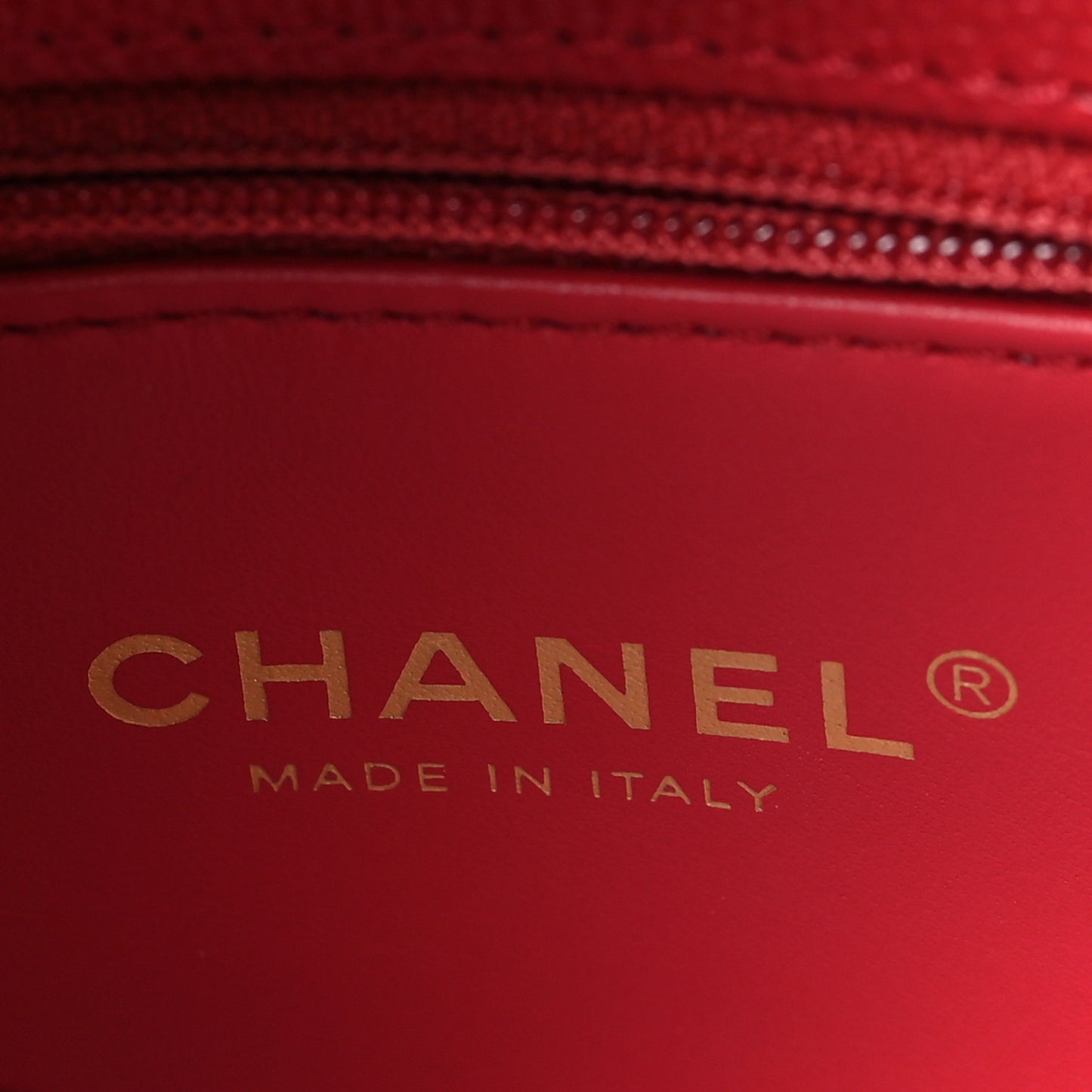 Caviar Quilted Mini Coco Handle Flap Red