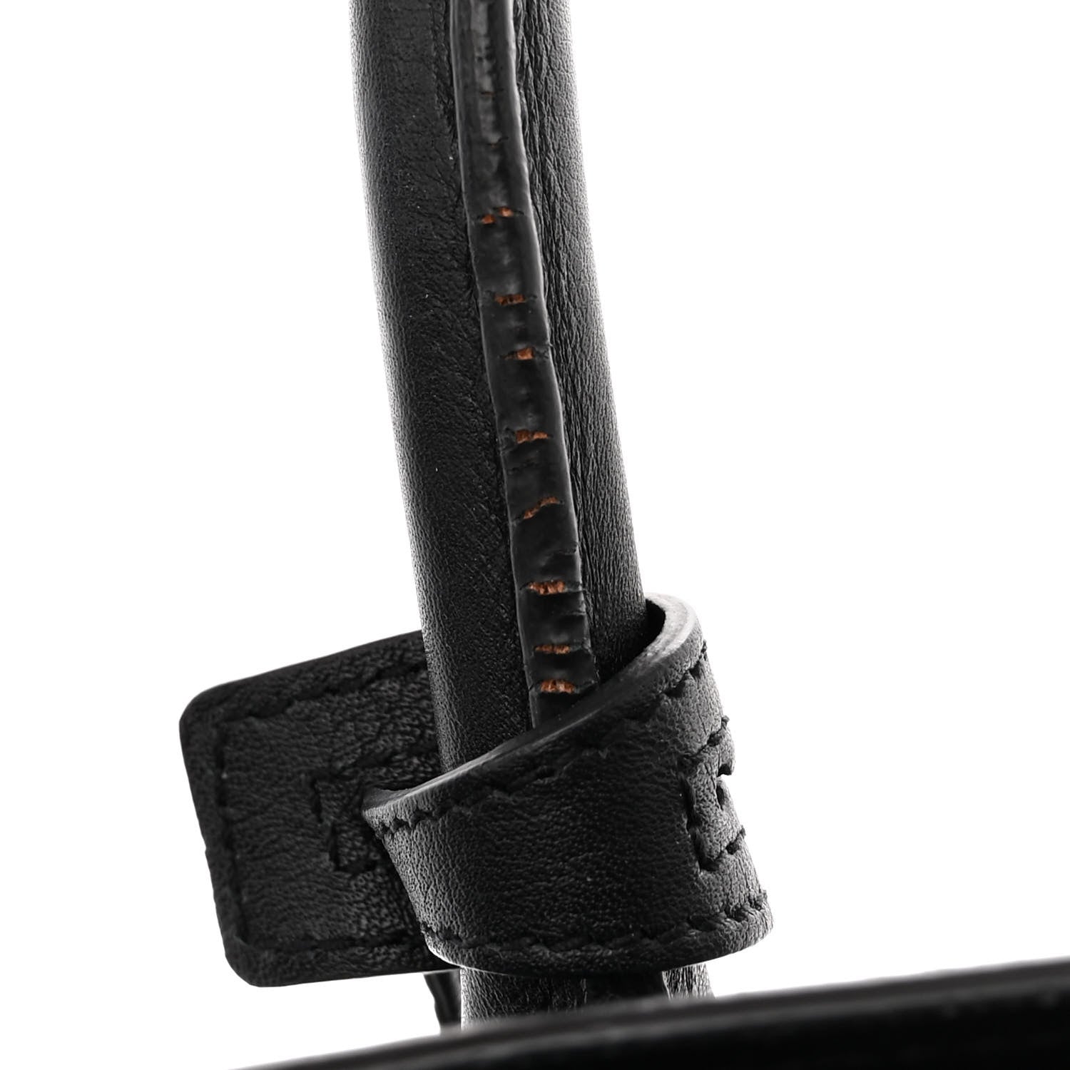 Saint Laurent Python Calfskin Embossed Small Sac de Jour Black 15 of 17