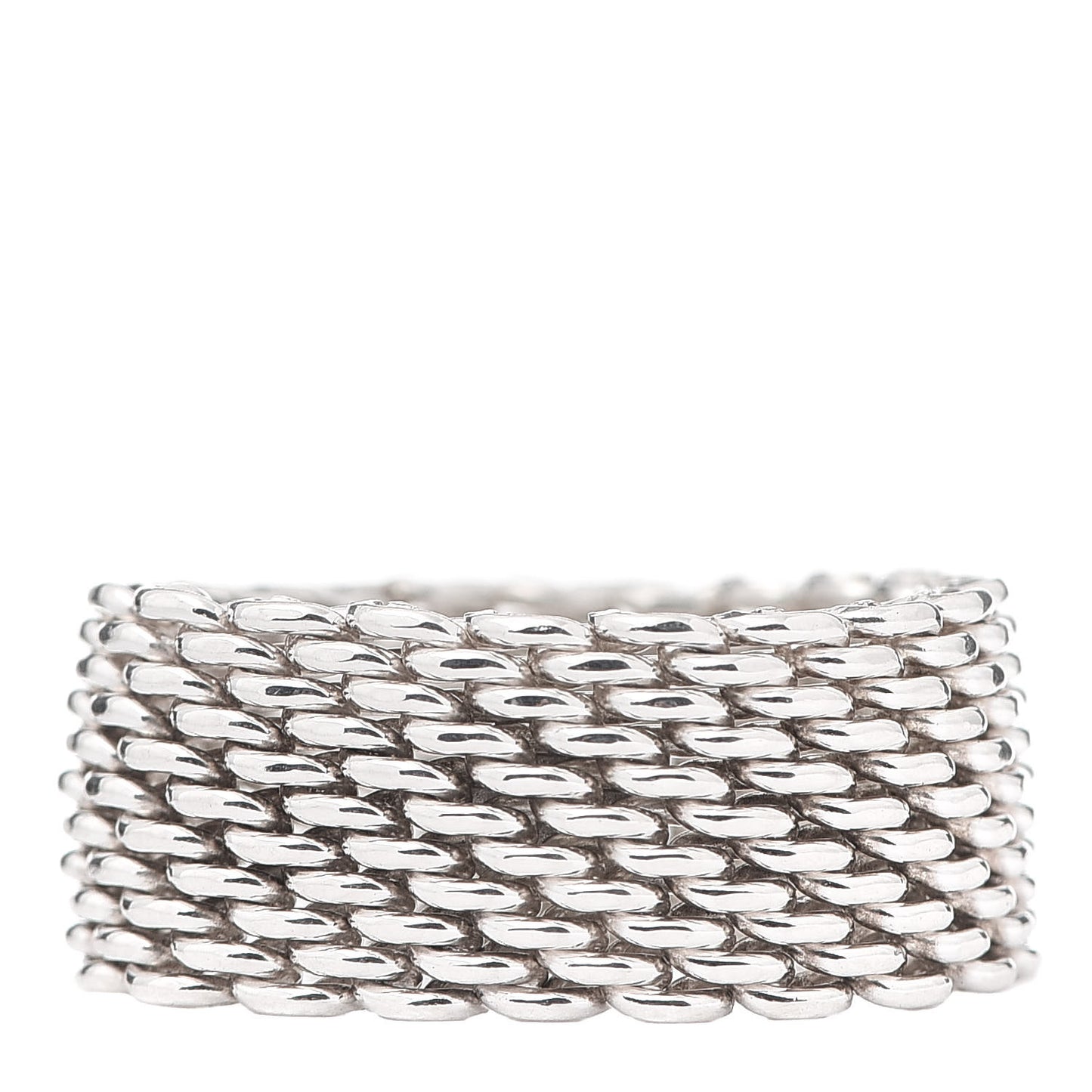 Sterling Silver Somerset Mesh Ring 57 8