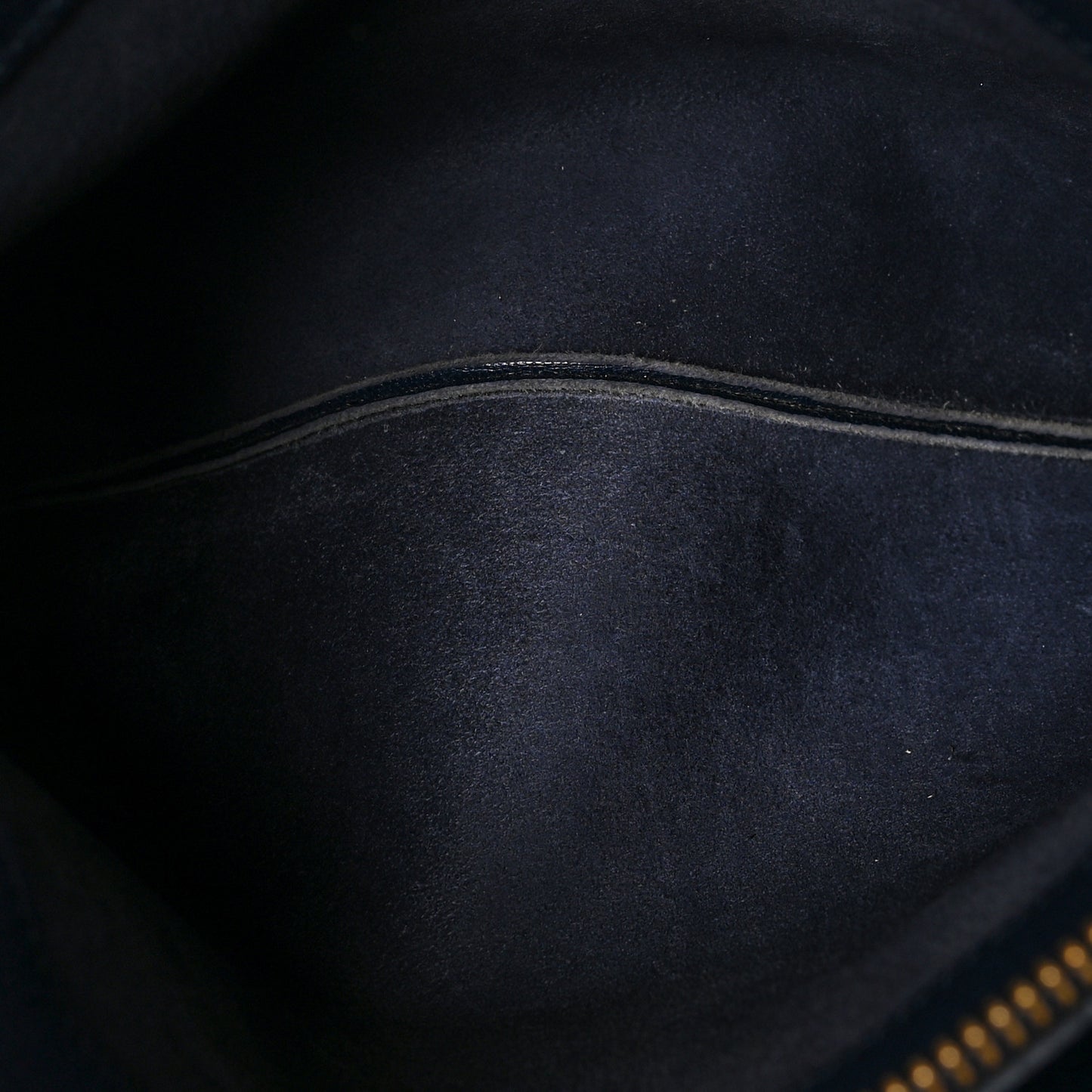 Goatskin Large Trio Crossbody Bag Dark Blue