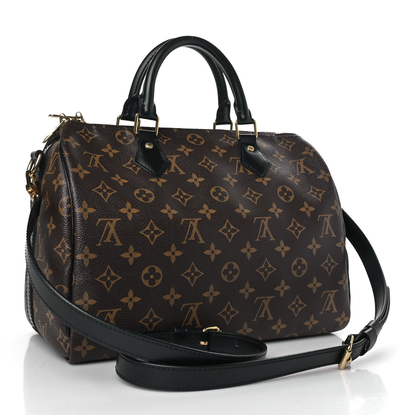 Monogram My World Tour Speedy Bandouliere 30 Black