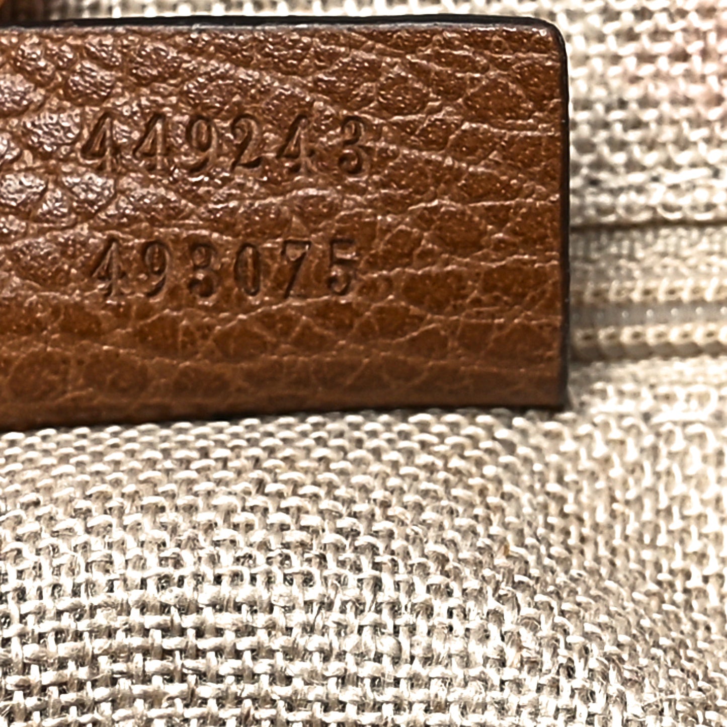 Monogram Medium Bree Shoulder Bag Beige Tabacco
