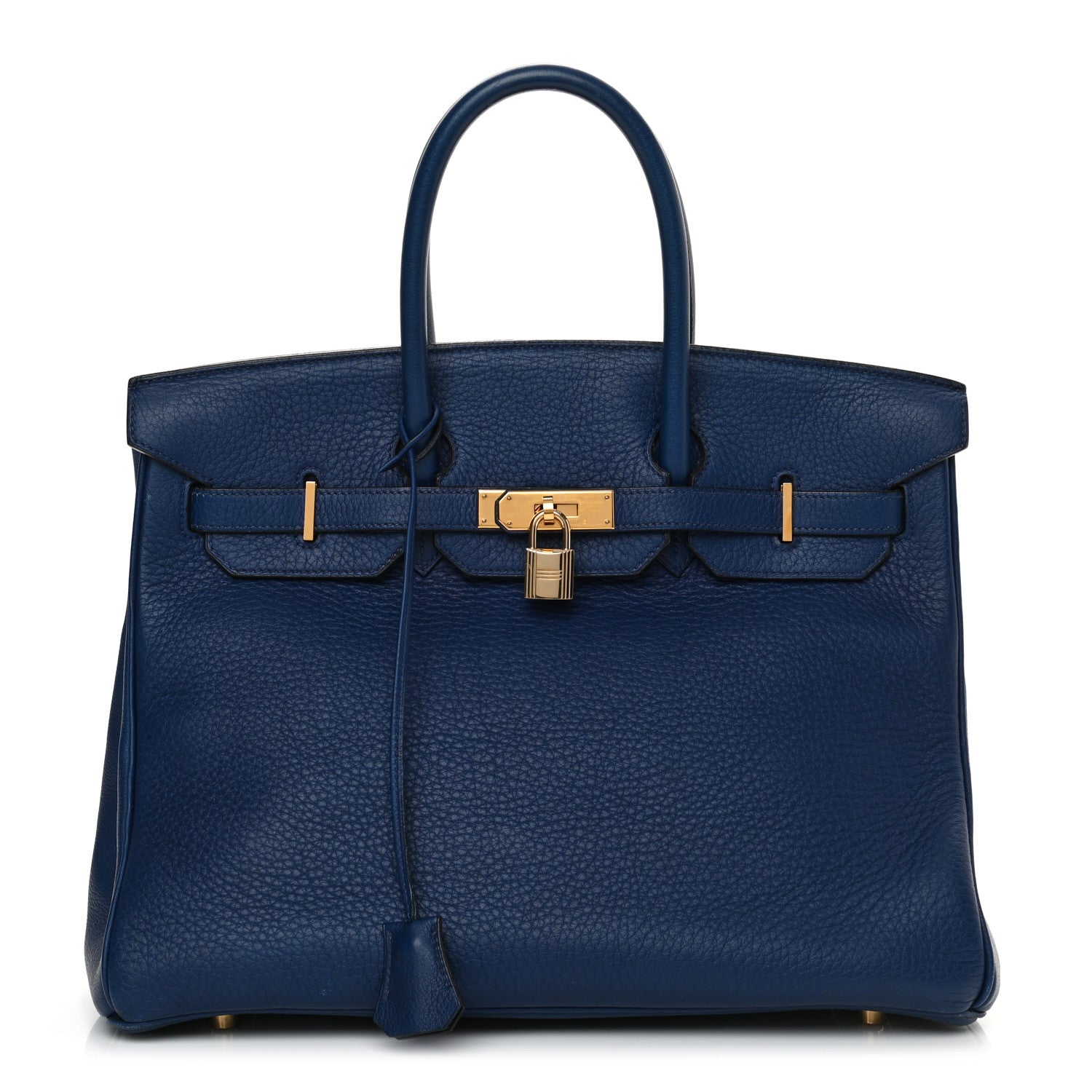 Hermes Taurillon Clemence Birkin 35 Bleu Brighton 1 of 21