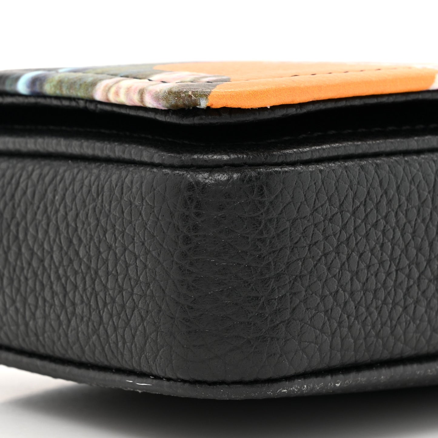 X WIZARD OF OZ Grained Calfskin Emerald City The Mini Bag Black Multicolor