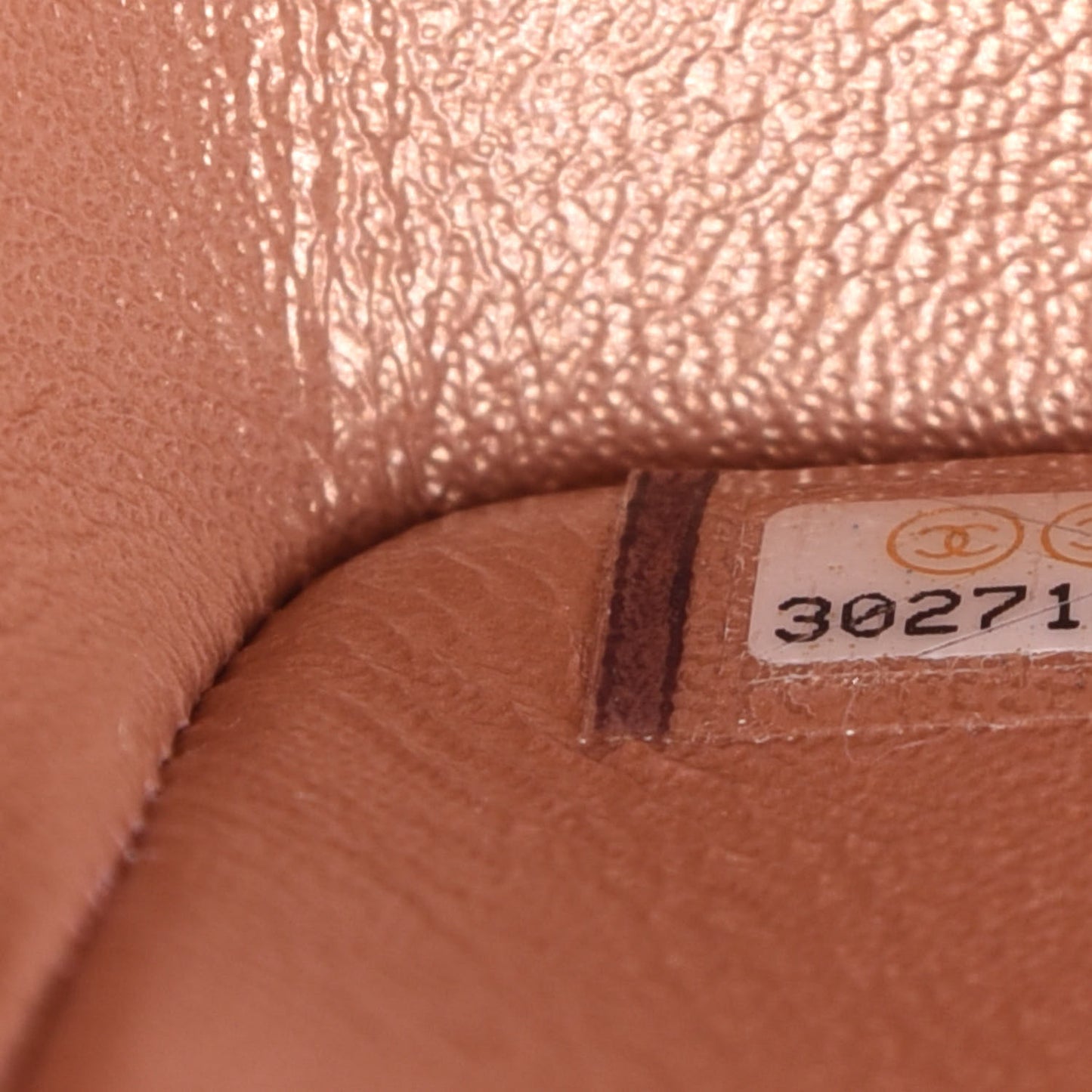 Metallic Lambskin Quilted Ombre Mini Rectangular Flap Pink