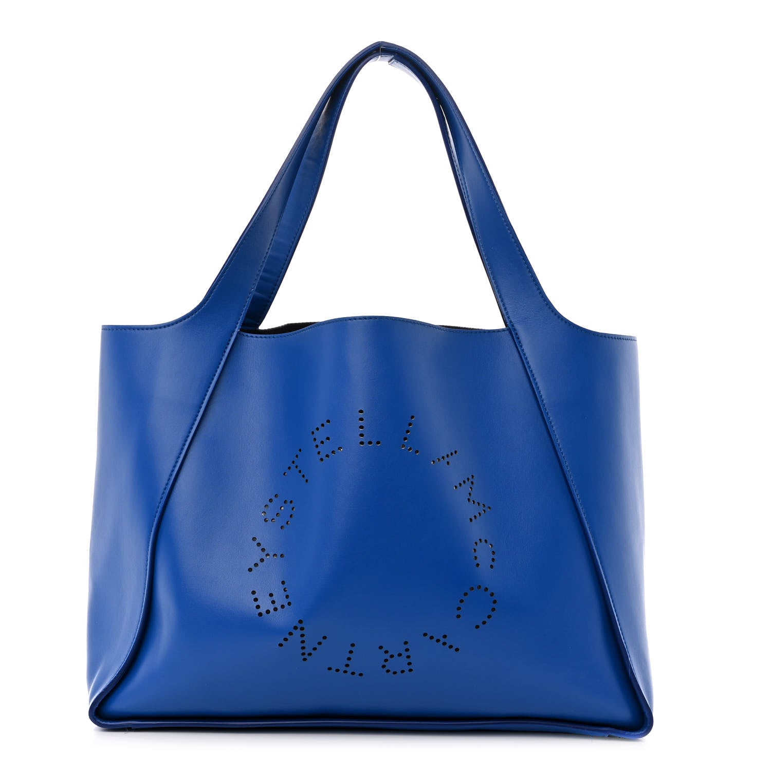 Stella McCartney Eco Alter Nappa East West Perforated Tote Jewel Blue 3 of 12