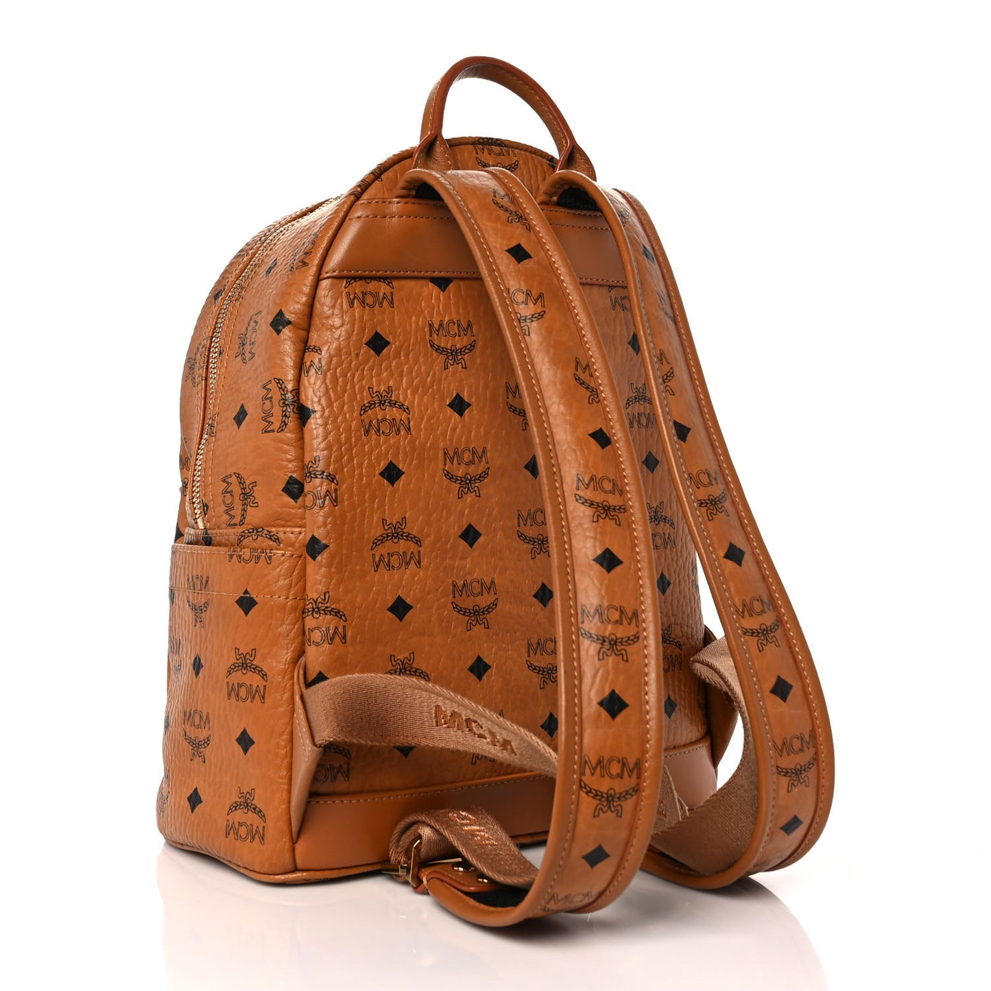 Visetos Studded Small Stark M Backpack Cognac