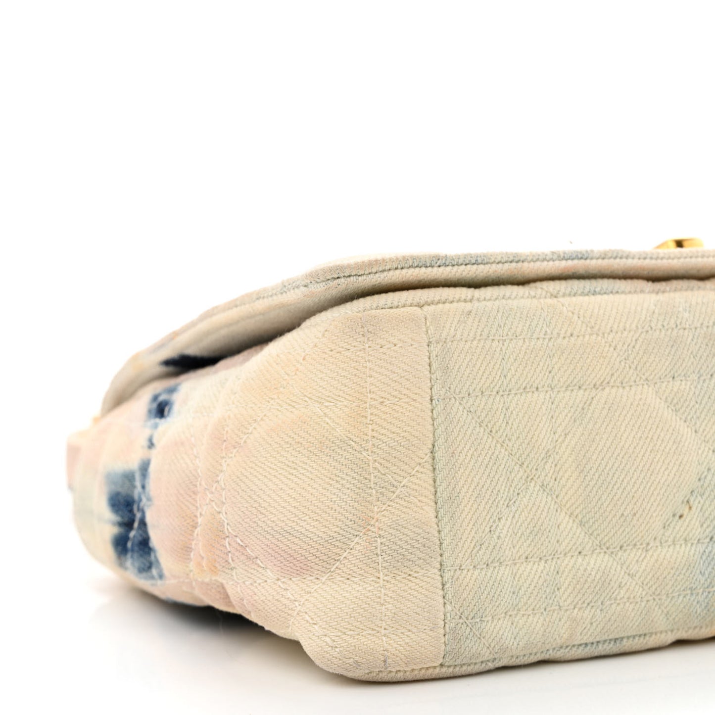 Denim Tie Dye Cannage Small Caro Bag Multicolor