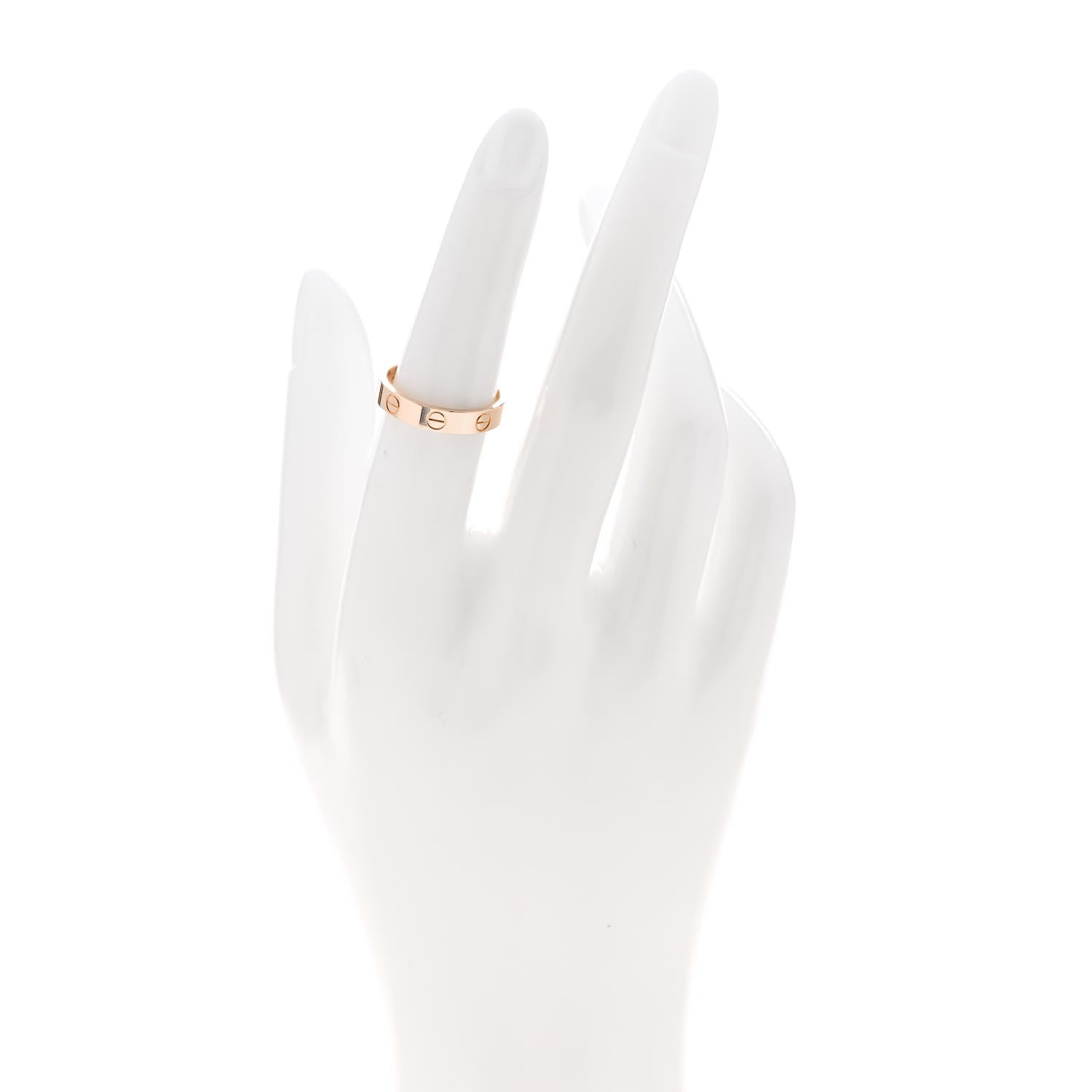 Cartier 18K Pink Gold 3.5mm LOVE Wedding Band Ring 52 6 2 of 4