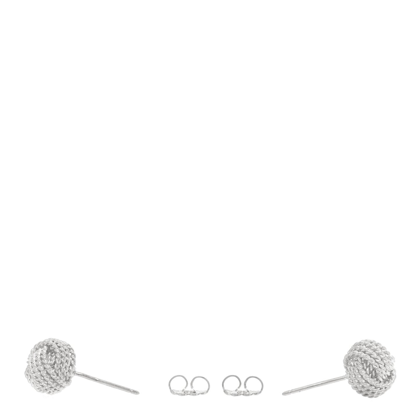 Sterling Silver Twist Knot Earrings