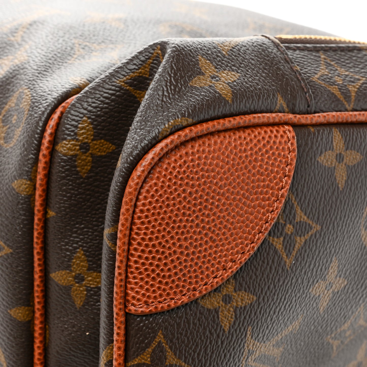 X NBA Monogram Grain Cowhide Ball Keepall Trio Pocket Bag