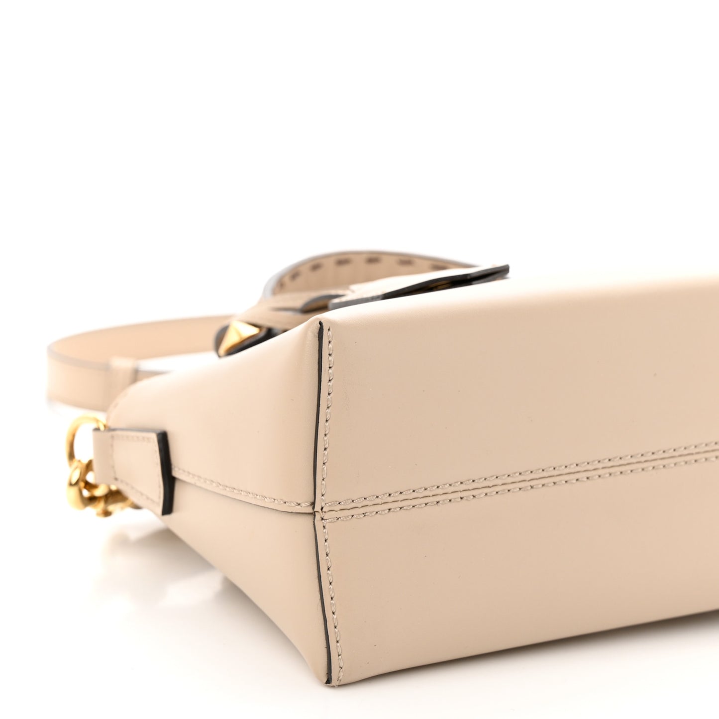 Vitello King Logo Embossed Mini By The Way Boston Bag Nuvola