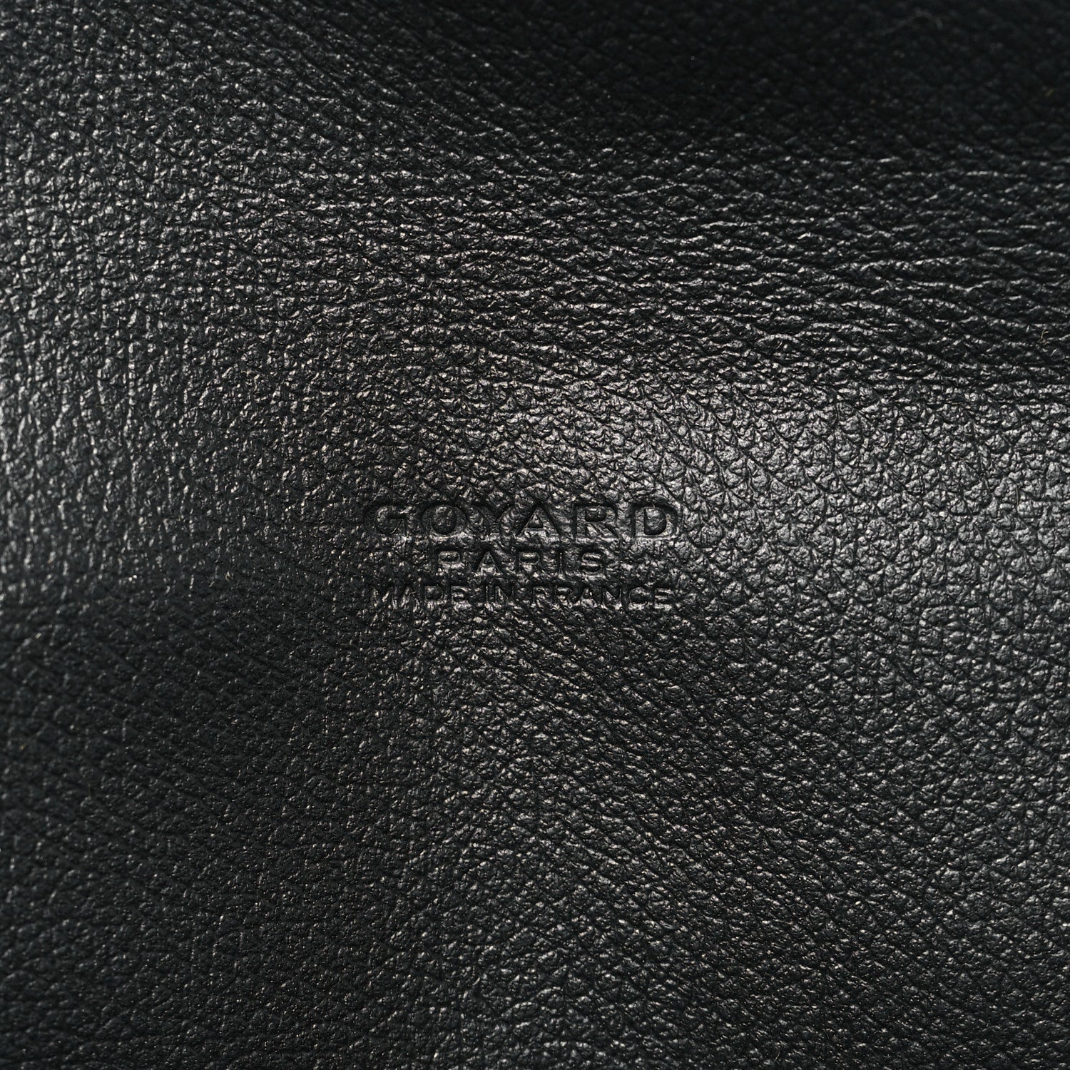 Goyard Goyardine Calfskin Chypre Wallet Pouch Black 6 of 10