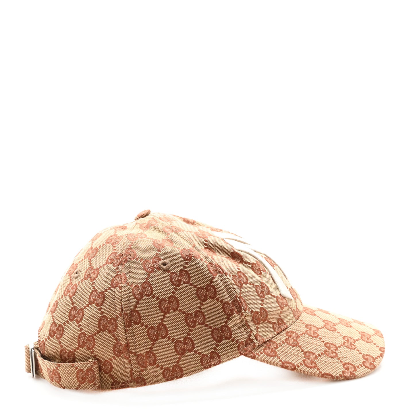 X MLB Monogram NY Yankees Baseball Hat 57-61 Beige Ruggine