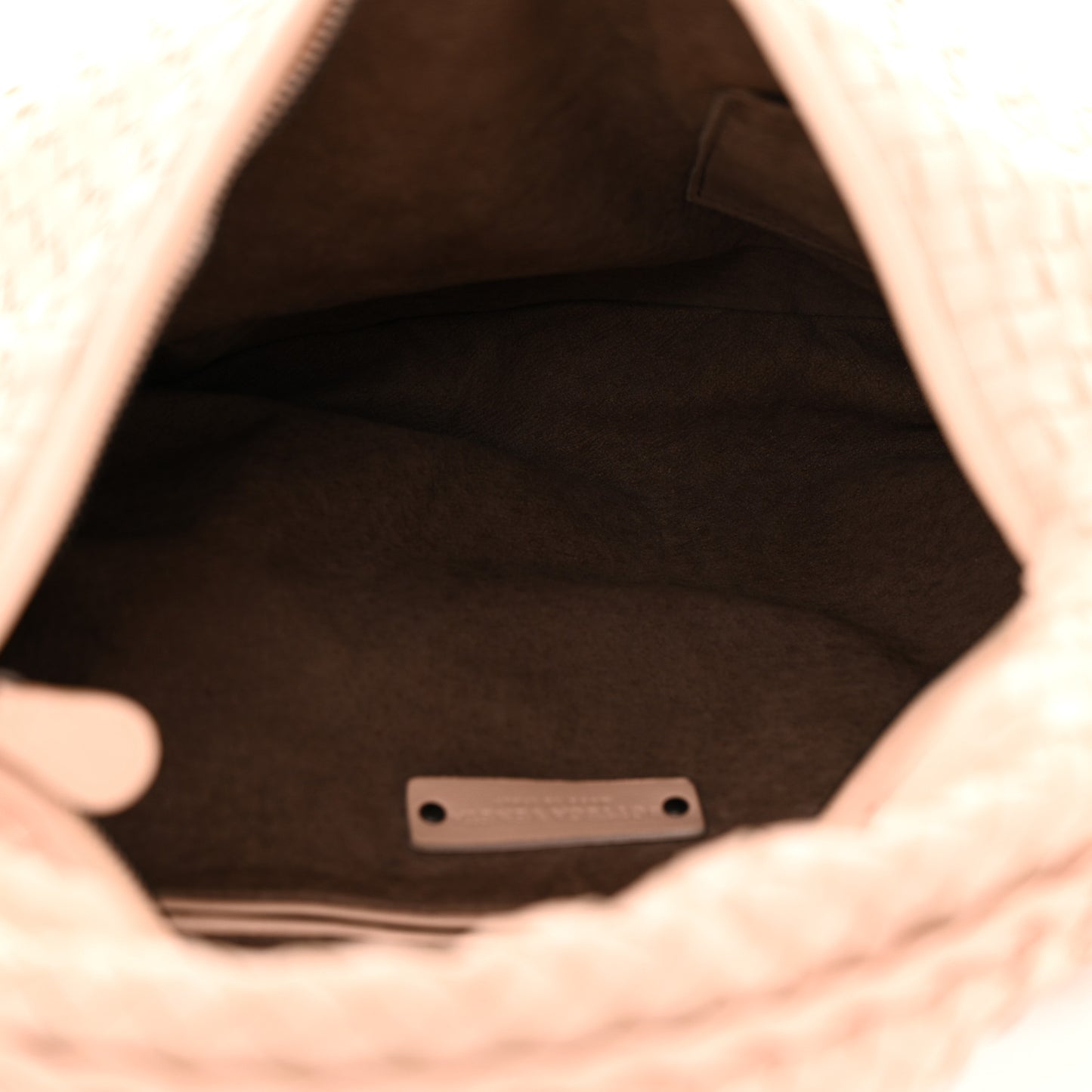 Nappa Intrecciato Veneta Hobo Flamingo