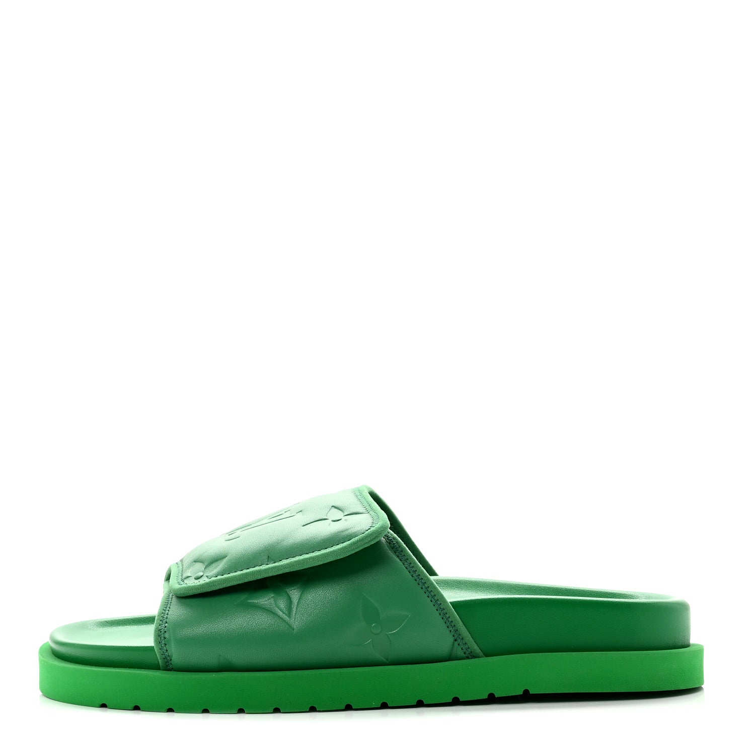 Louis Vuitton Embossed Monogram Pool Pillow Comfort Mules 9 Green