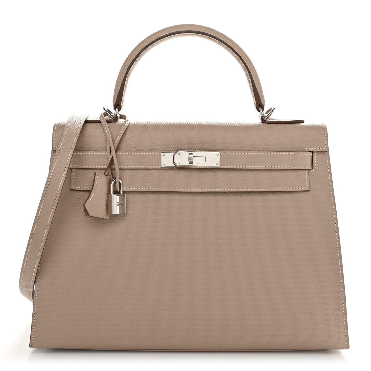 Hermes Grain d'H Kelly Sellier 32 Argile 1 of 13