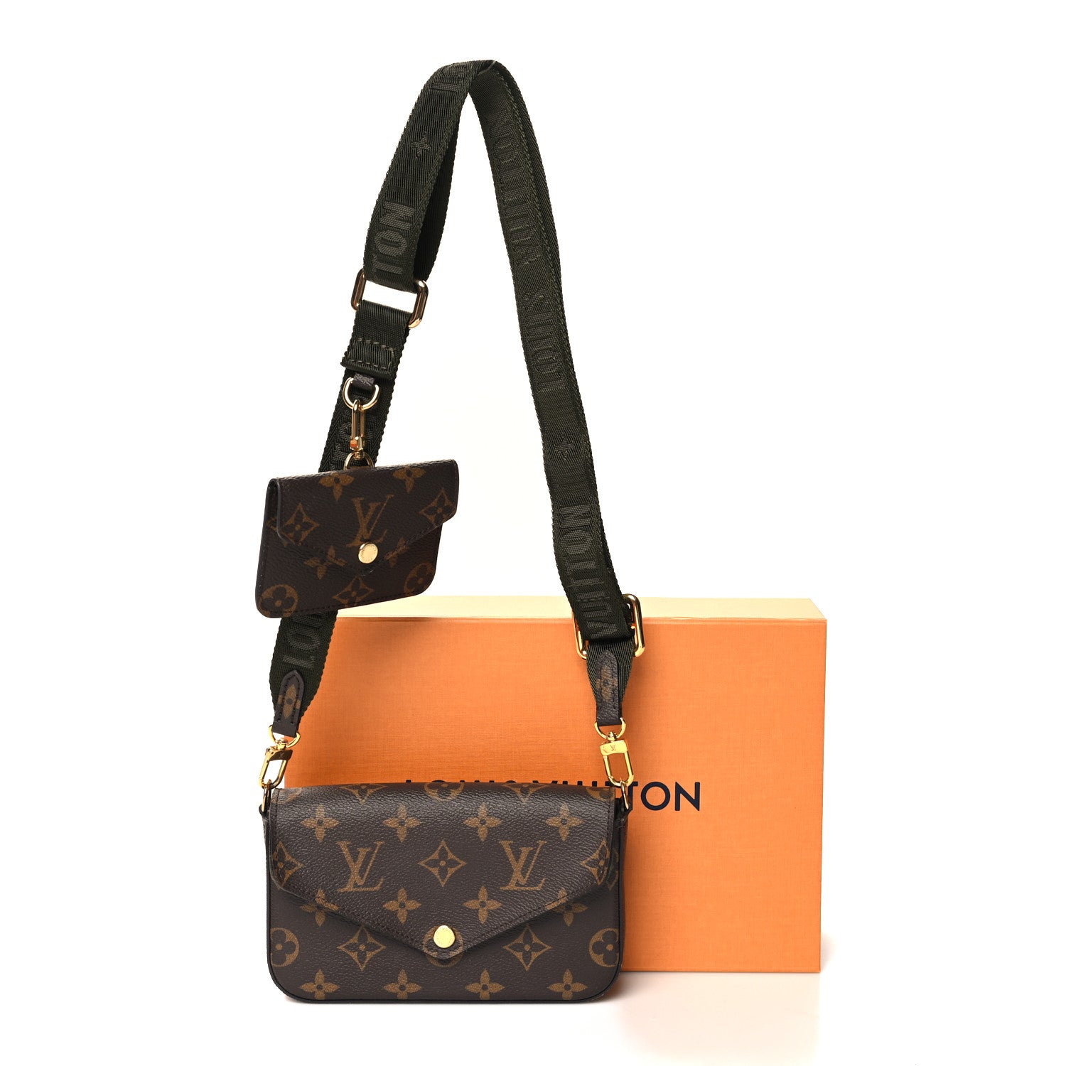 Louis Vuitton Monogram Felicie Strap & Go Kaki 10 of 10