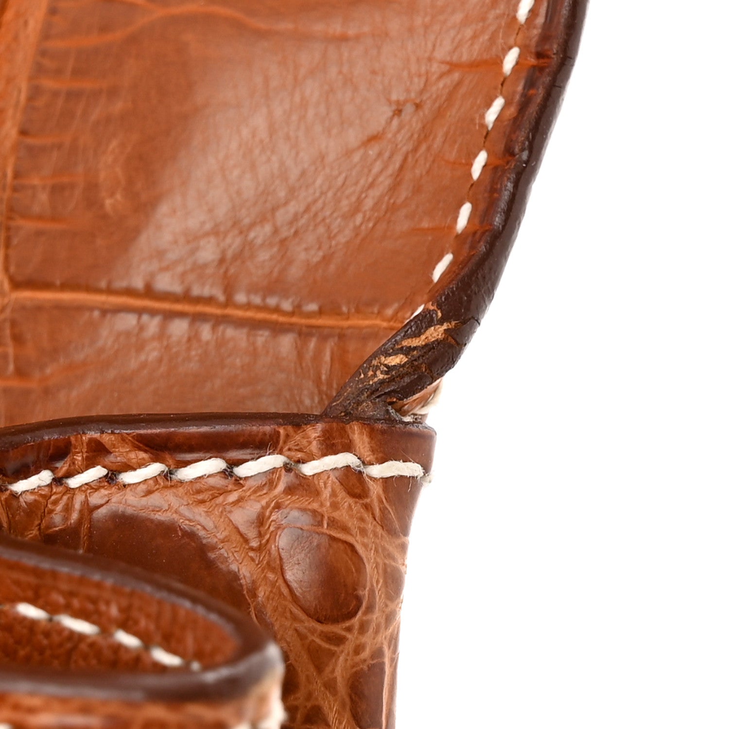 Hermes Matte Niloticus Crocodile Kelly Retourne 32 Fauve 14 of 14