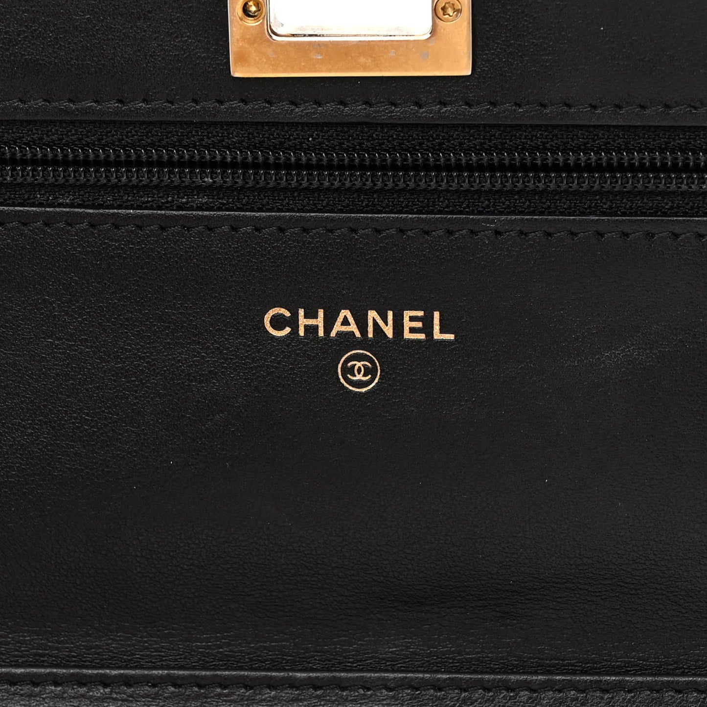 Aged Calfskin Quilted Reissue Wallet On Chain WOC Black