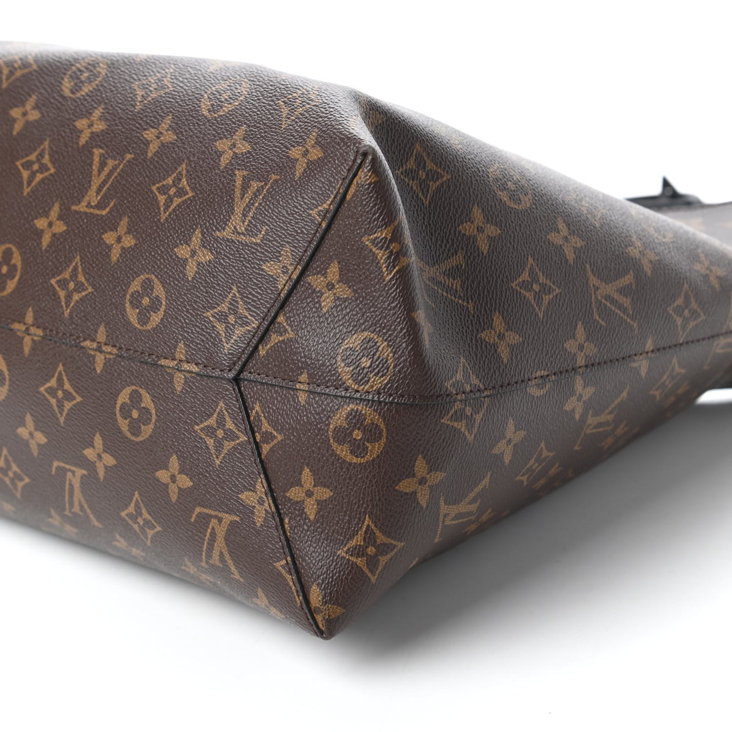Monogram Flower Hobo Black