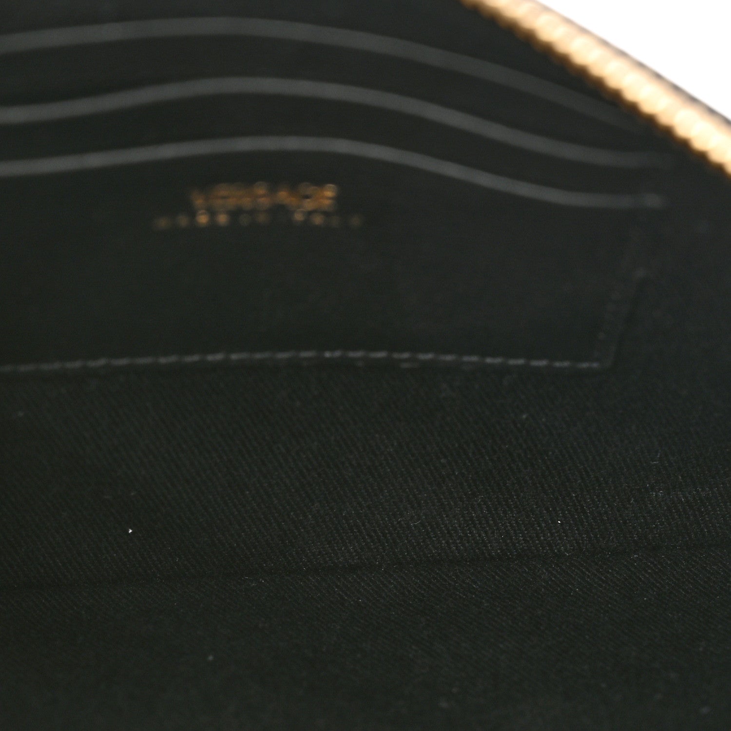 Versace Grained Calfskin La Medusa Pouch Black 5 of 7
