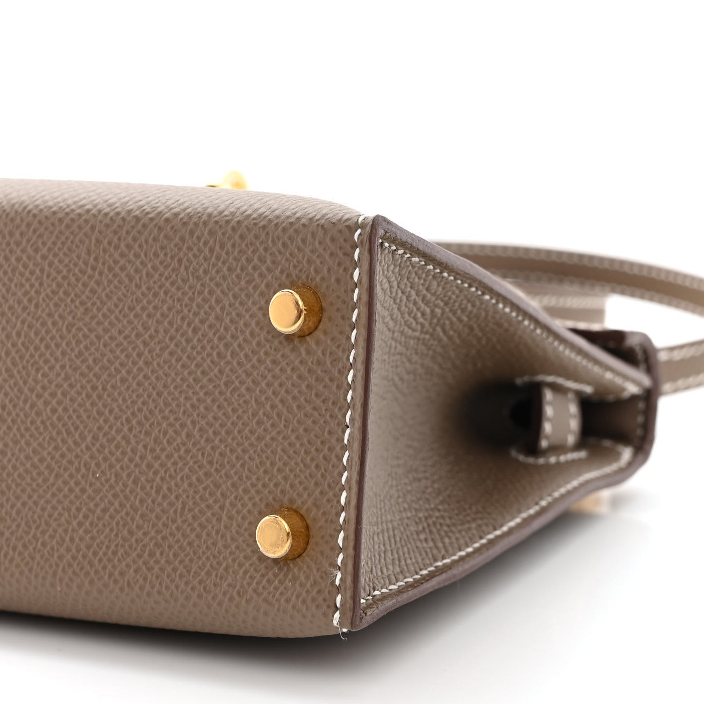 Epsom Mini Kelly Sellier 20 Etoupe