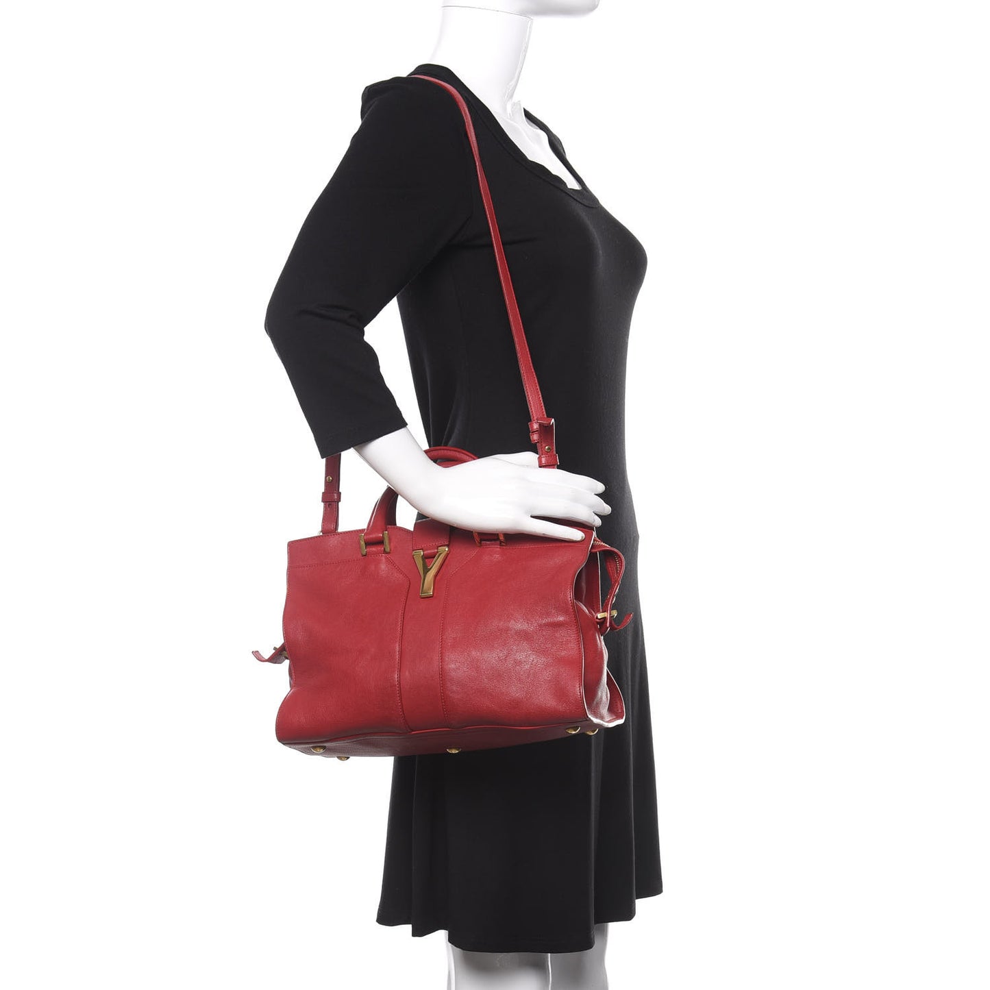 Sheepskin Small Cabas ChYc Rouge Orient