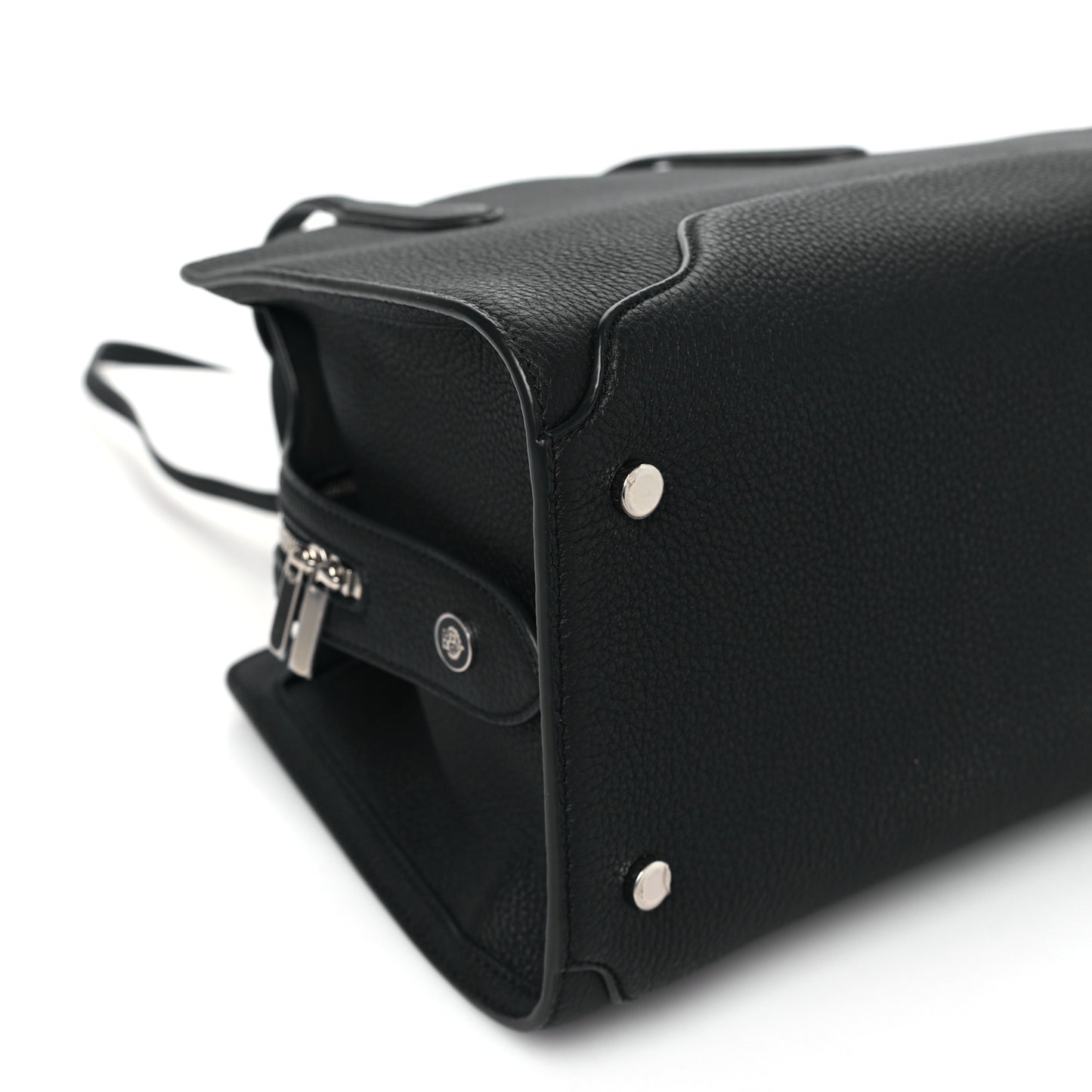 Grained Calfskin Medium Sesia Black