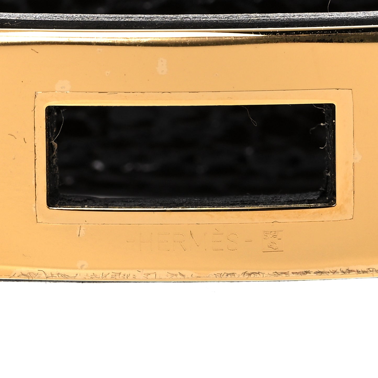 Shiny Alligator Lizard Kelly Double Tour Bracelet T2 Black
