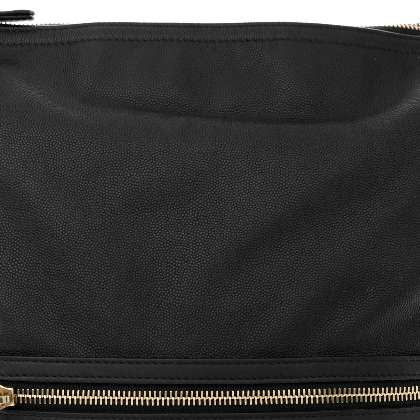 Caviar Lambskin Quilted Casual Style Hobo Black
